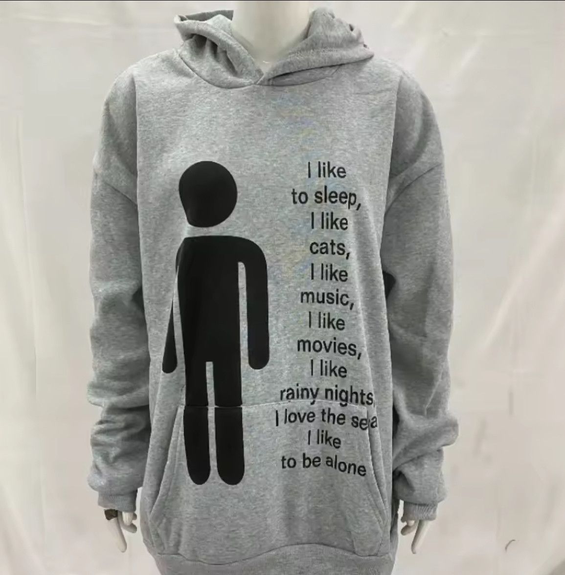 Other Fashion Y2K Retro Ins Hip Hop Cartoon Letter Print Hoodies Size US L / EU 52-54 / 3 - 2 Thumbnail