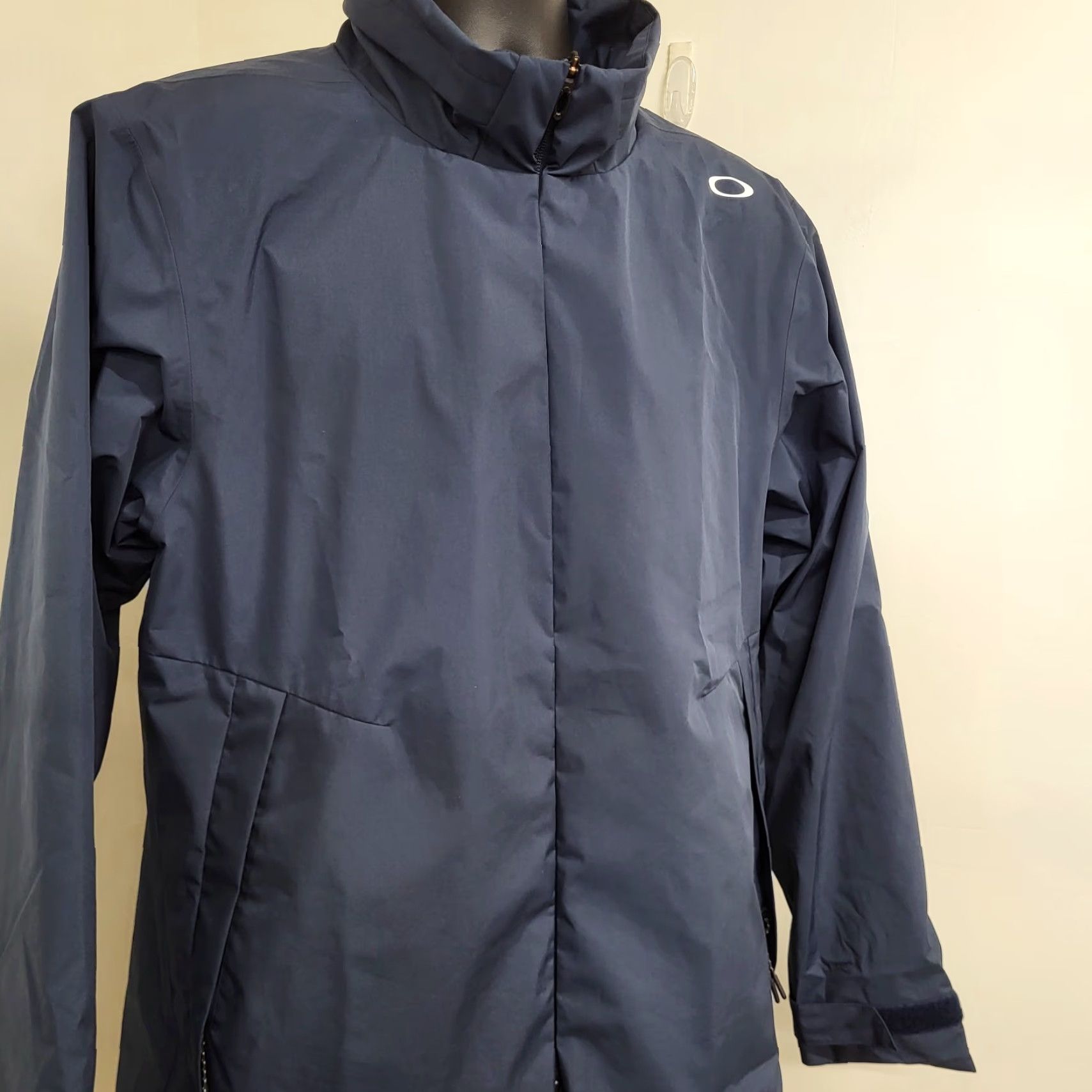 Oakley Oakley Jacket Men's M Blue Performance Fit Hood & Logo Outdoor Hiking Jacket Size US M / EU 48-50 / 2 - 3 Thumbnail