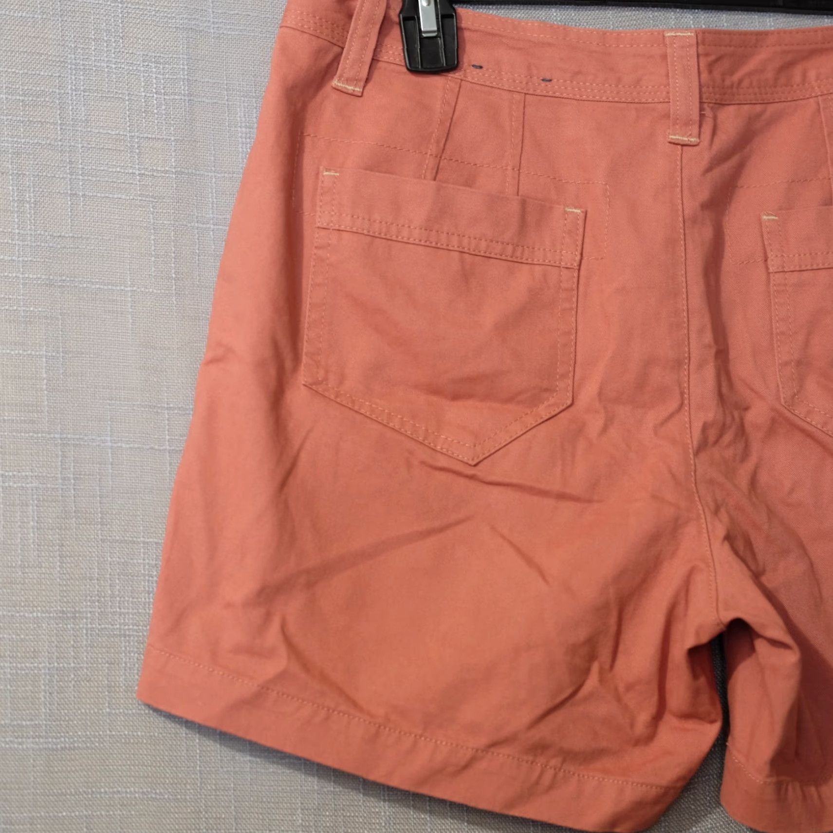 Vintage Nwot! Natural Reflections Shorts Coral Chino 100% Cotton Womens 8 #H99-69 Size 30" / US 8 / IT 44 - 6 Thumbnail