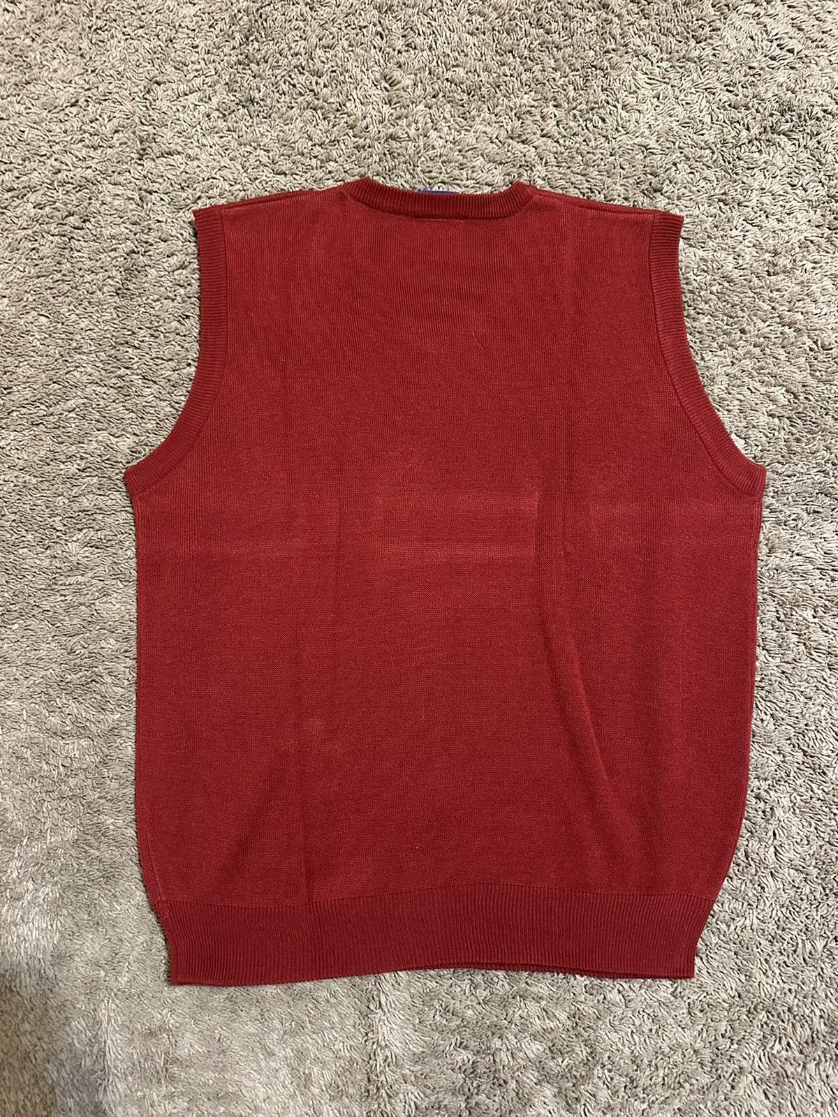 NCAA × Vintage Vintage NCAA Arkansas Razorback vest sweater 90s size large Size US L / EU 52-54 / 3 - 6 Thumbnail