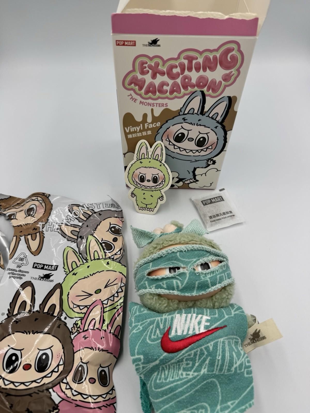 POP MART Pop Mart Labubu Exciting Macaron Green Grape Nike outfit Size ONE SIZE - 2 Thumbnail