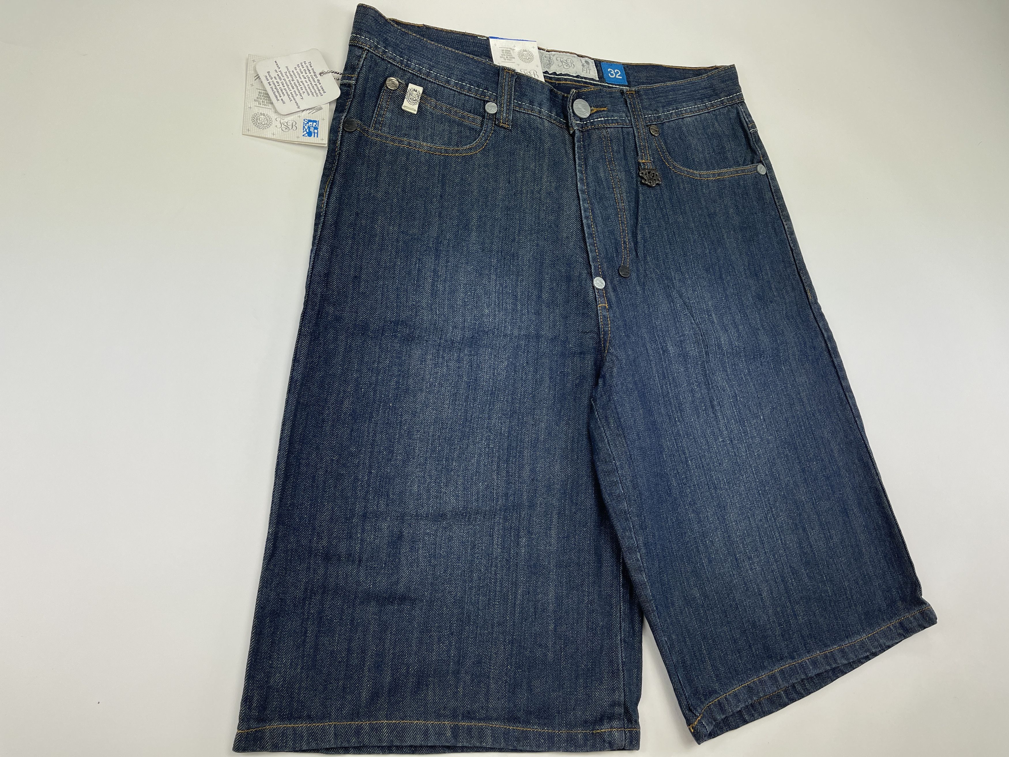 Vintage Mass DNM jeans shorts, vintage hip hop, 90s, skater, size 32 Size US 32 / EU 48 - 7 Thumbnail