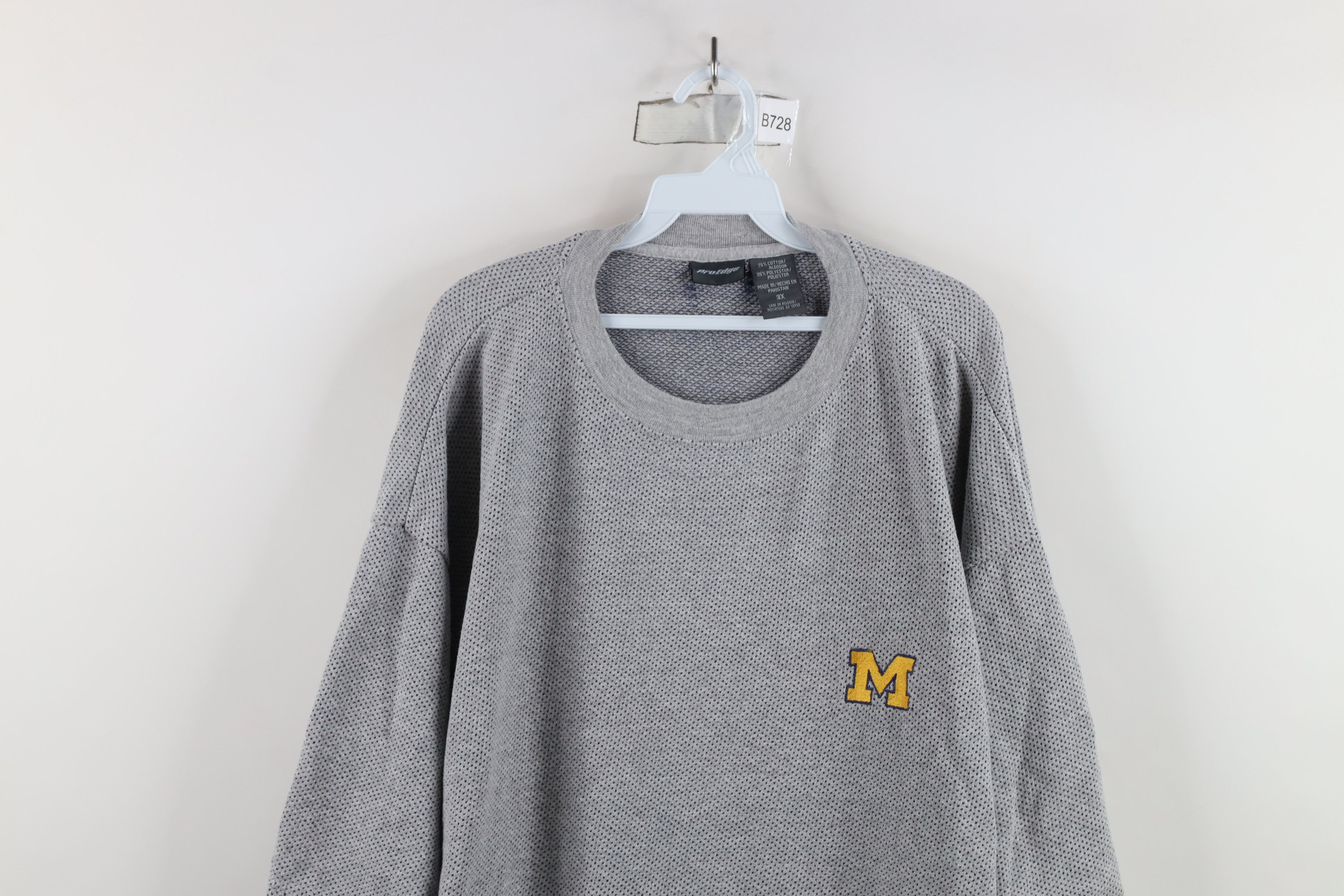 Vintage Vintage 90s University of Michigan Short Sleeve T-Shirt Size US XXL / EU 58 / 5 - 2 Thumbnail