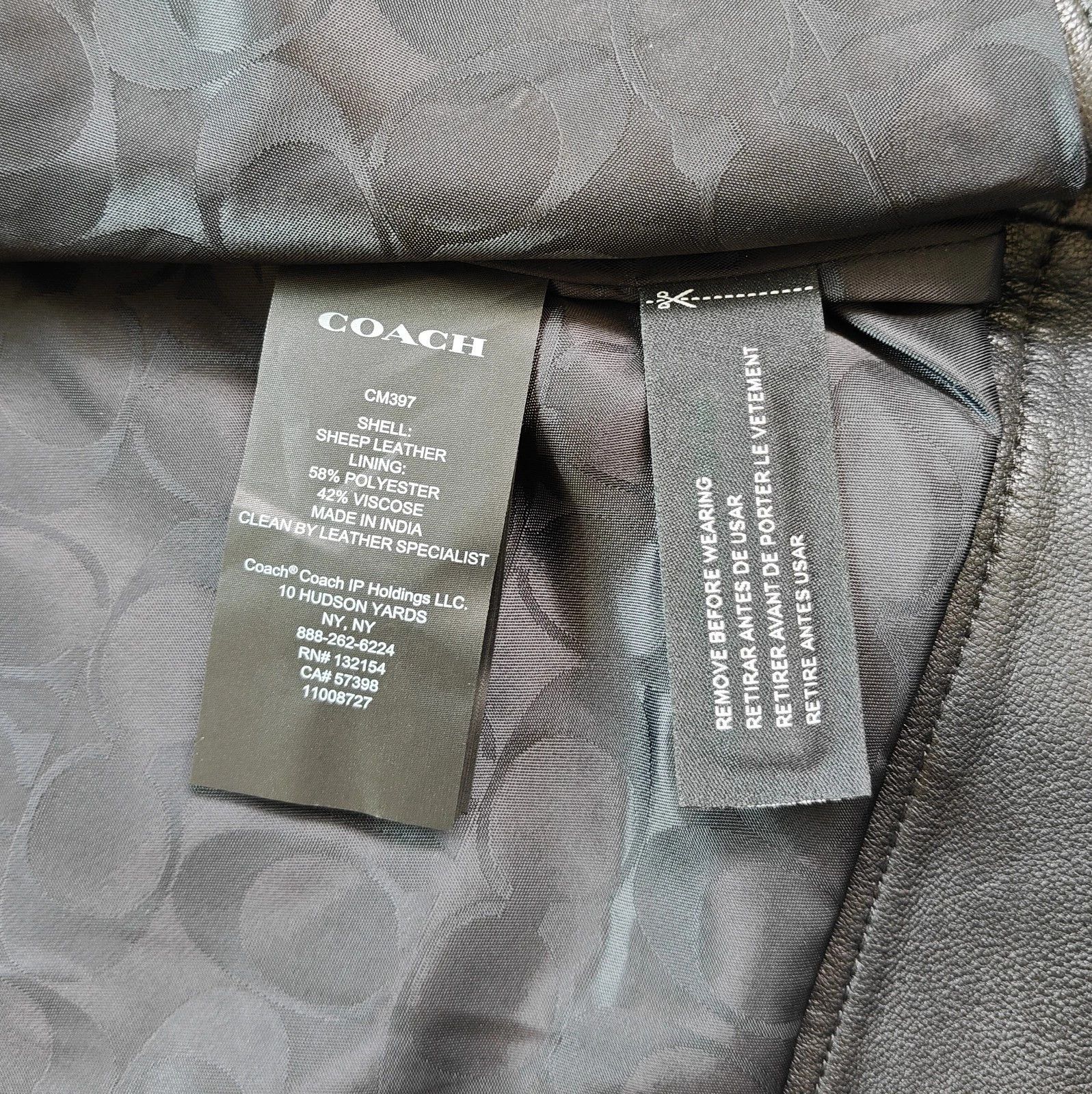 Coach Coach Women's Heritage C Snap Front Shrunken Jacket FTP 1018 Size M / US 6-8 / IT 42-44 - 9 Thumbnail