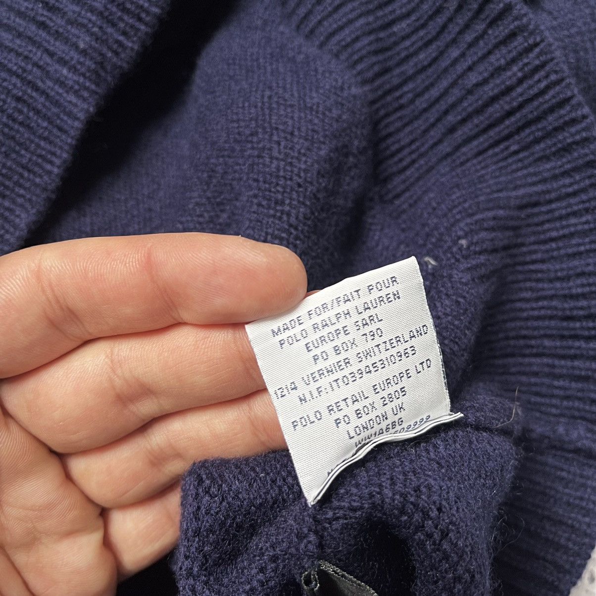 Polo Ralph Lauren × Vintage Vintage Polo Ralph Lauren Sweater Knitted Jacket Y2K Zip Size US M / EU 48-50 / 2 - 9 Thumbnail