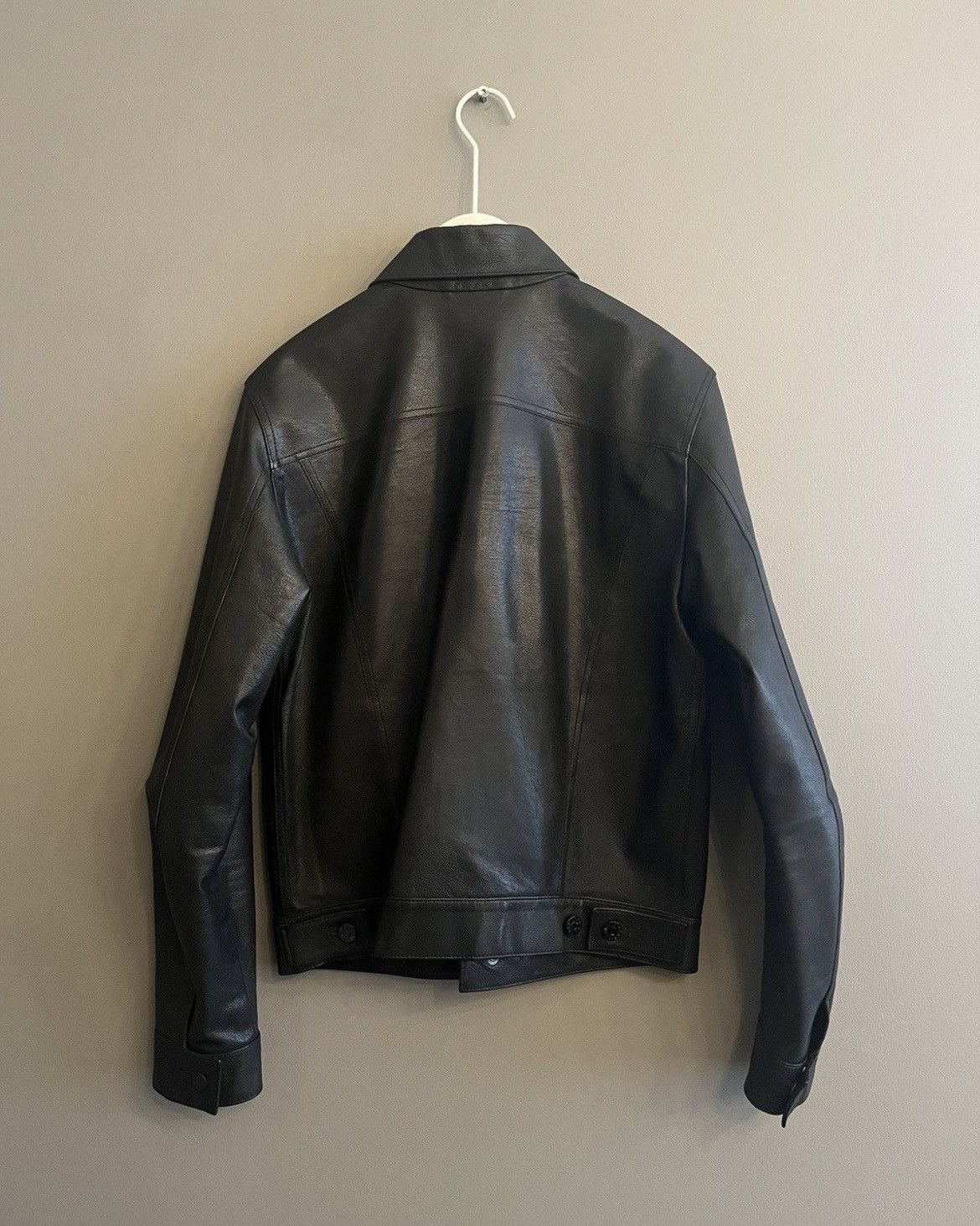 Acne Studios $1.500 Acne Studios Jam Leather Trucker Jacket Size US M / EU 48-50 / 2 - 4 Thumbnail