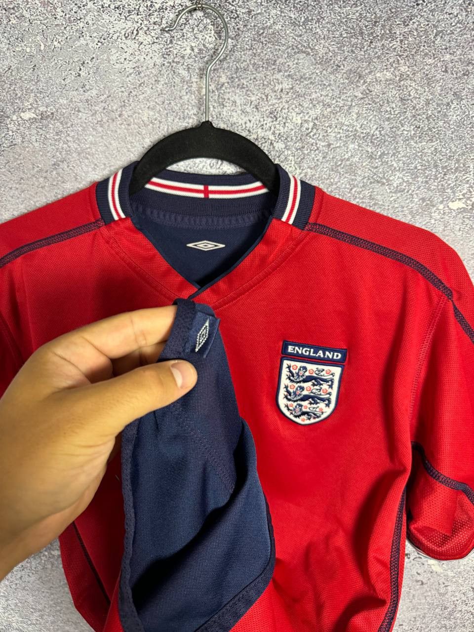 Umbro England National Team 2002 Umbro Reversible Jersey Size US S / EU 44-46 / 1 - 7 Thumbnail