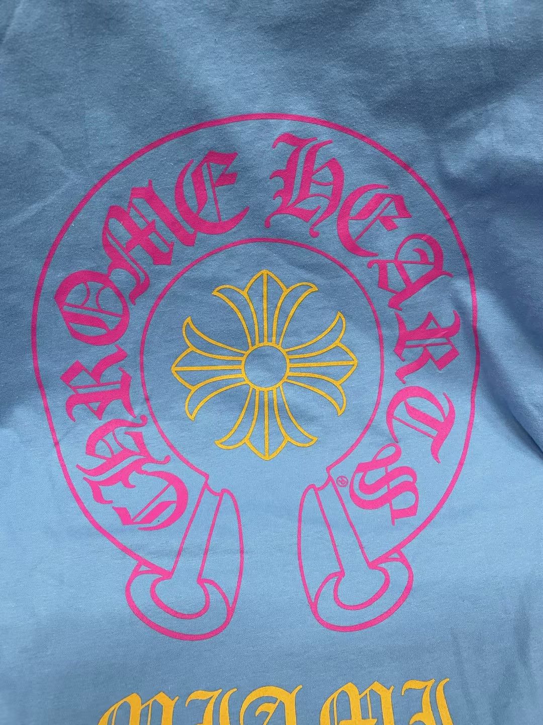 Chrome Hearts Chrome Hearts Miami Horseshoe Short Sleeve Blue T-shirt Tee Size US M / EU 48-50 / 2 - 8 Thumbnail
