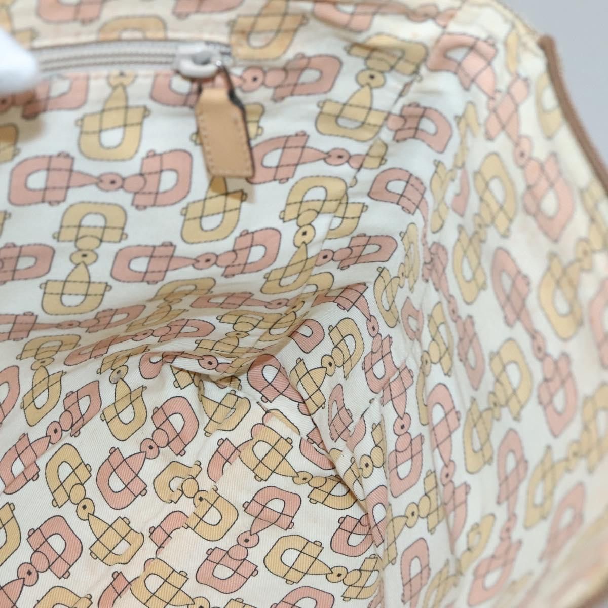 Gucci GUCCI Guccissima Shoulder Bag Canvas Beige Silver Size ONE SIZE - 18 Thumbnail