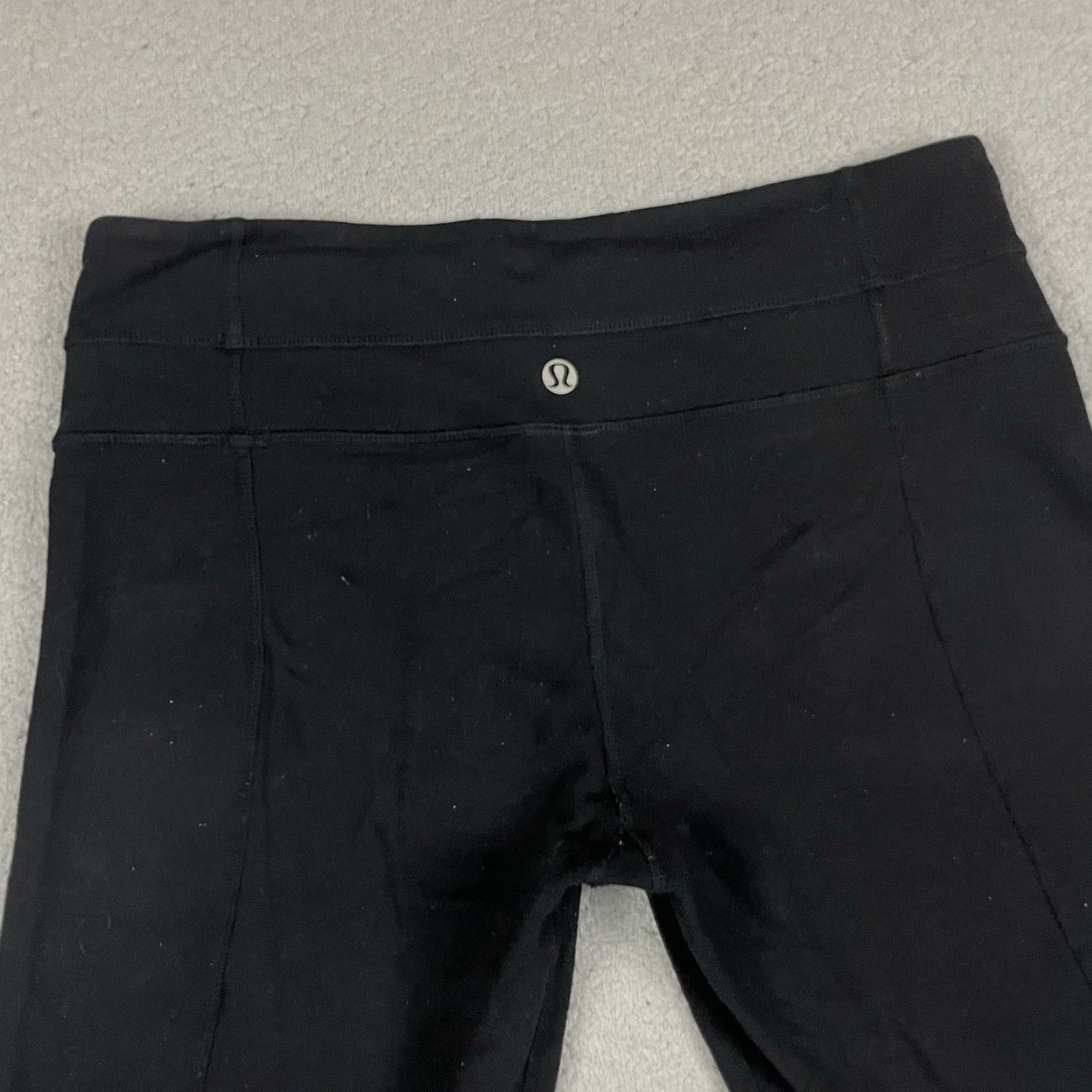 Lululemon Lululemon Pants Womens 6 Black Stretch Capri Crop Activewear Yoga Gym Size 28" / US 6 / IT 42 - 5 Thumbnail