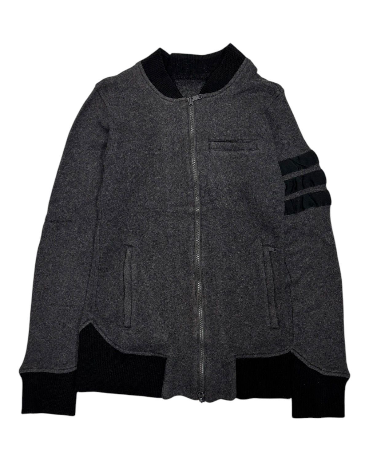 Adidas × Y-3 × Yohji Yamamoto Y-3 Yohji Yamamoto Adidas Black Wool Sweater Size XS / US 0-2 / IT 36-38 - 1 Thumbnail