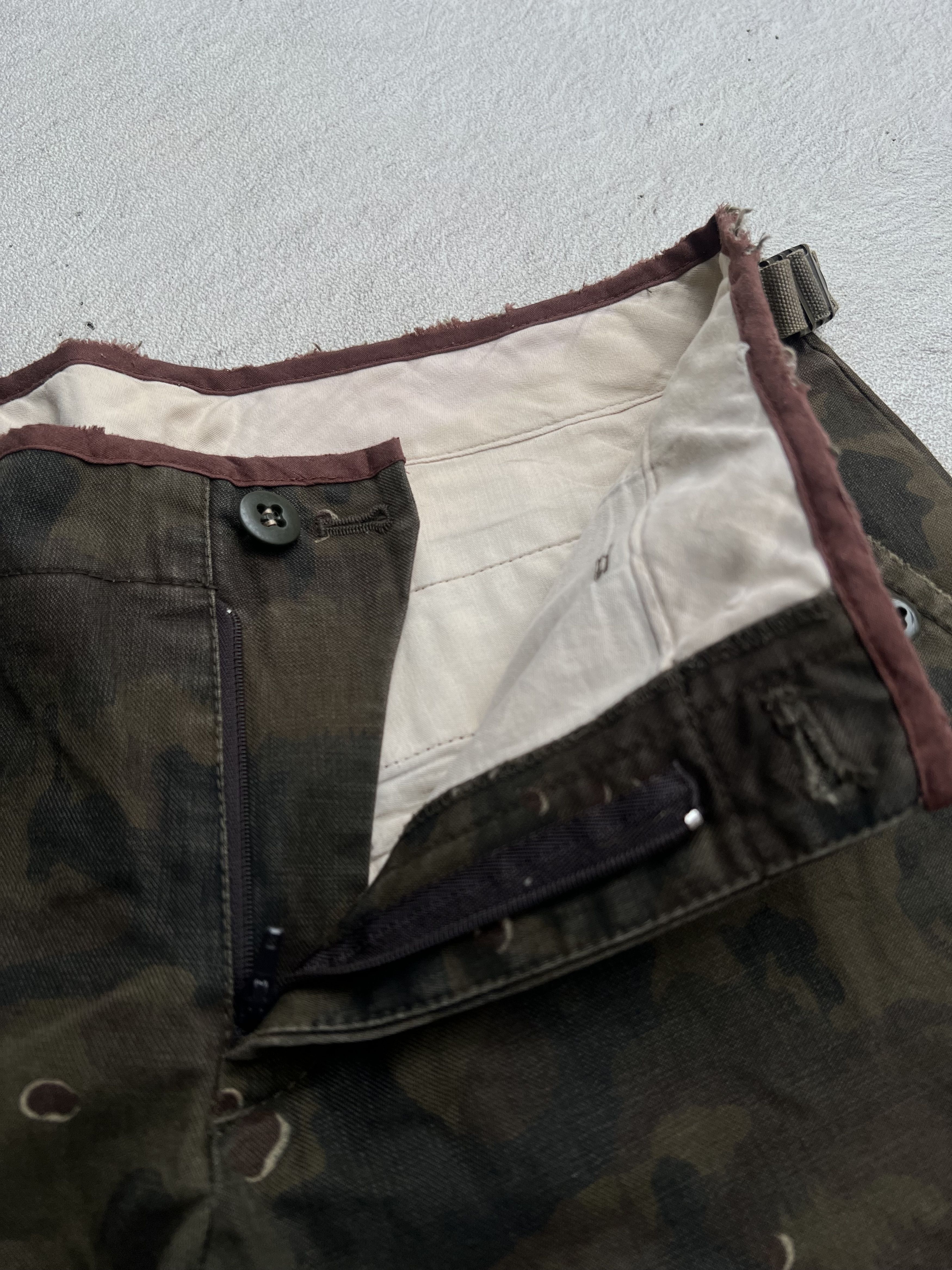 Japanese Brand 2000s Archival Hysteric Camo Distressed Baggy y2k Lgb Ifsix Size US 29 - 5 Thumbnail