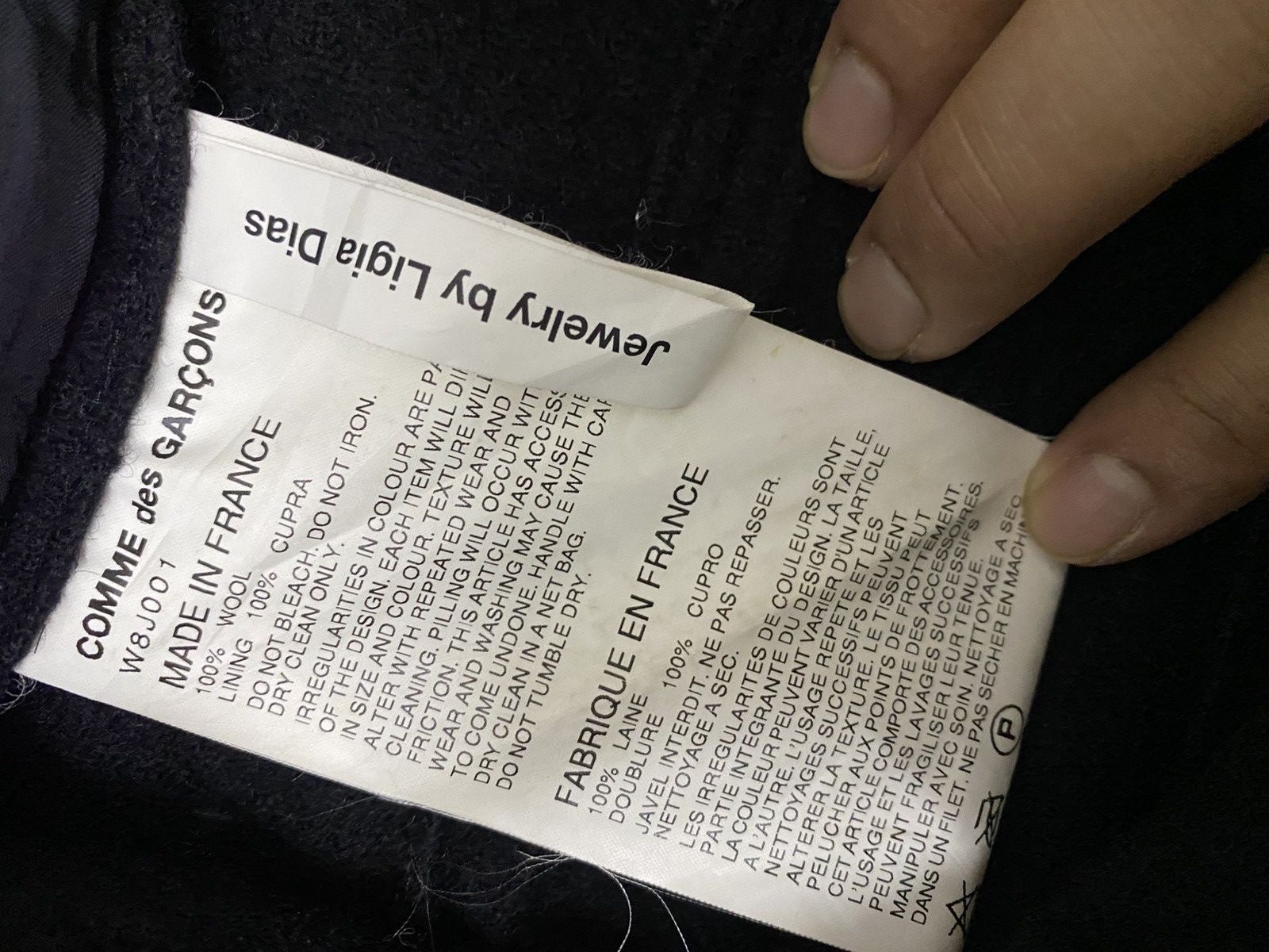 Comme des Garcons Comme Des Garcons W8J001 Wool Jacket Size S / US 4 / IT 40 - 21 Thumbnail
