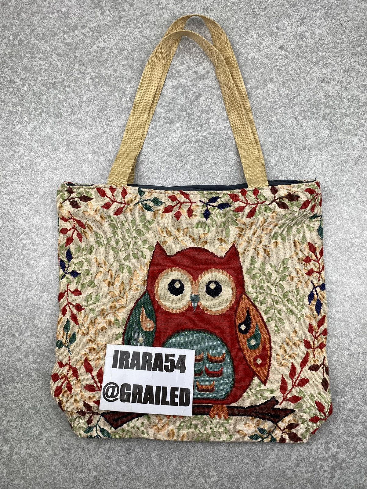 Japanese Brand Owl Streetwear Totebag B153 Size ONE SIZE - 5 Thumbnail