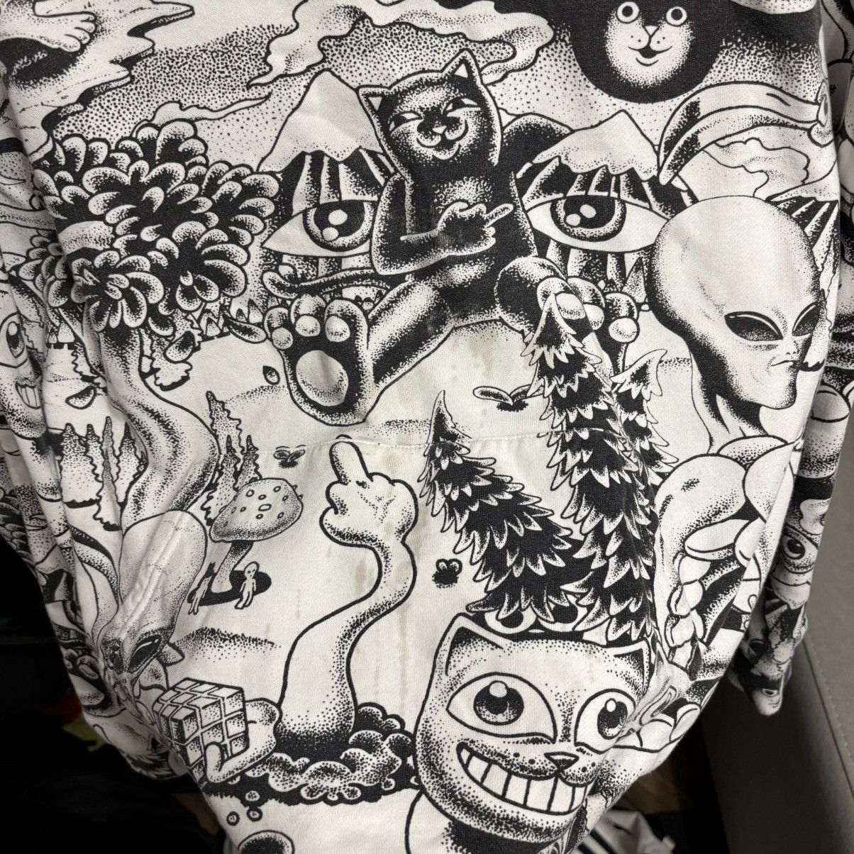 RIPNDIP Vintage Y2K All Over Print Ripndip Hoodie Punk ERD Grunge Size US L / EU 52-54 / 3 - 3 Thumbnail
