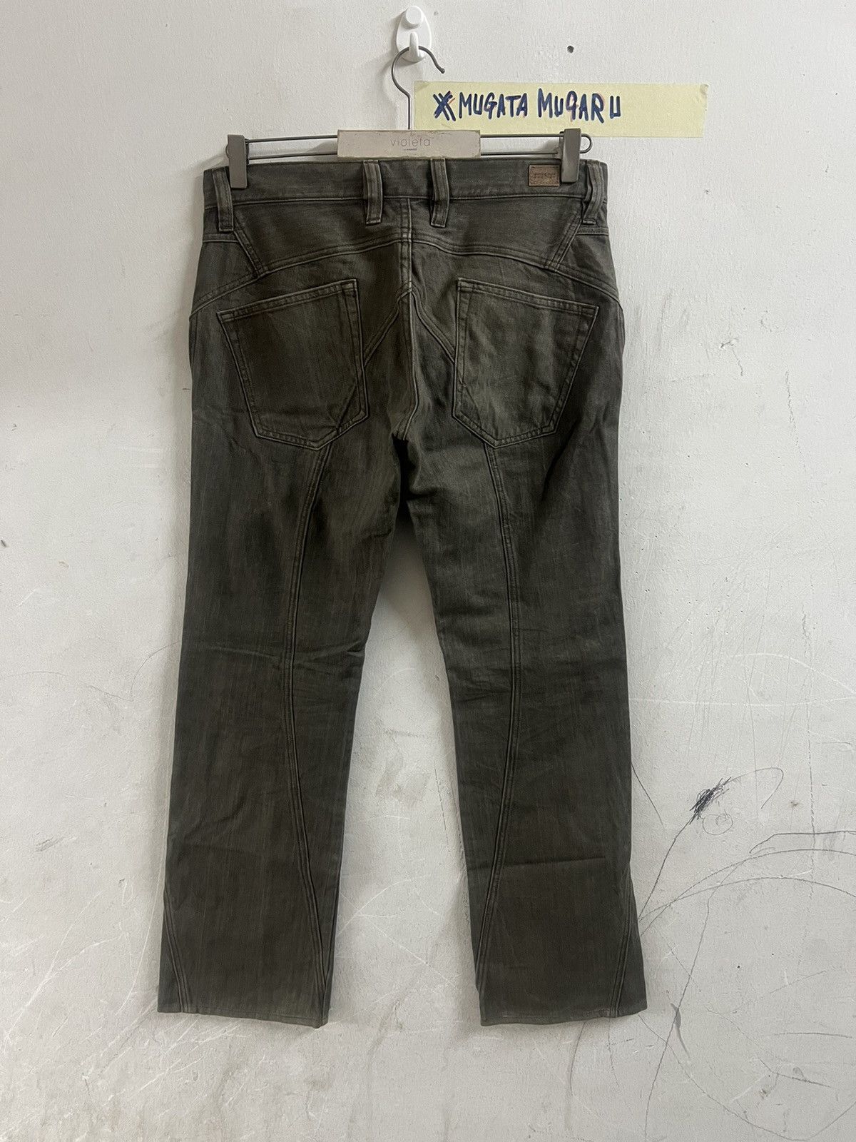 Hysteric Glamour × Japanese Brand JAPAN BRAND NICOLE CLUB DISTRESSED DENIM PANT Size US 32 / EU 48 - 10 Thumbnail