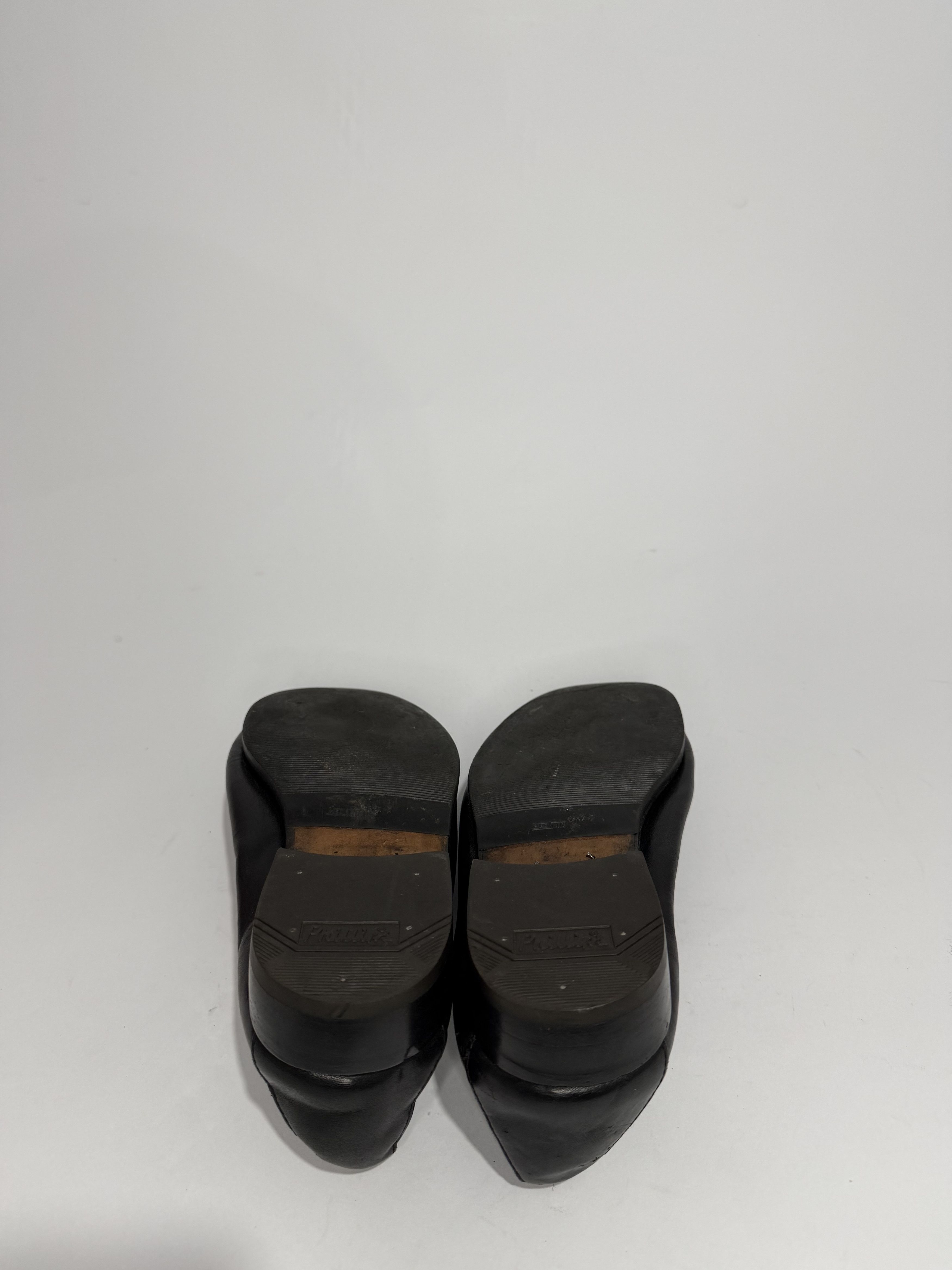 Gucci Gucci Black Leather Horsebit Loafers Size US 8 / EU 41 - 10 Thumbnail