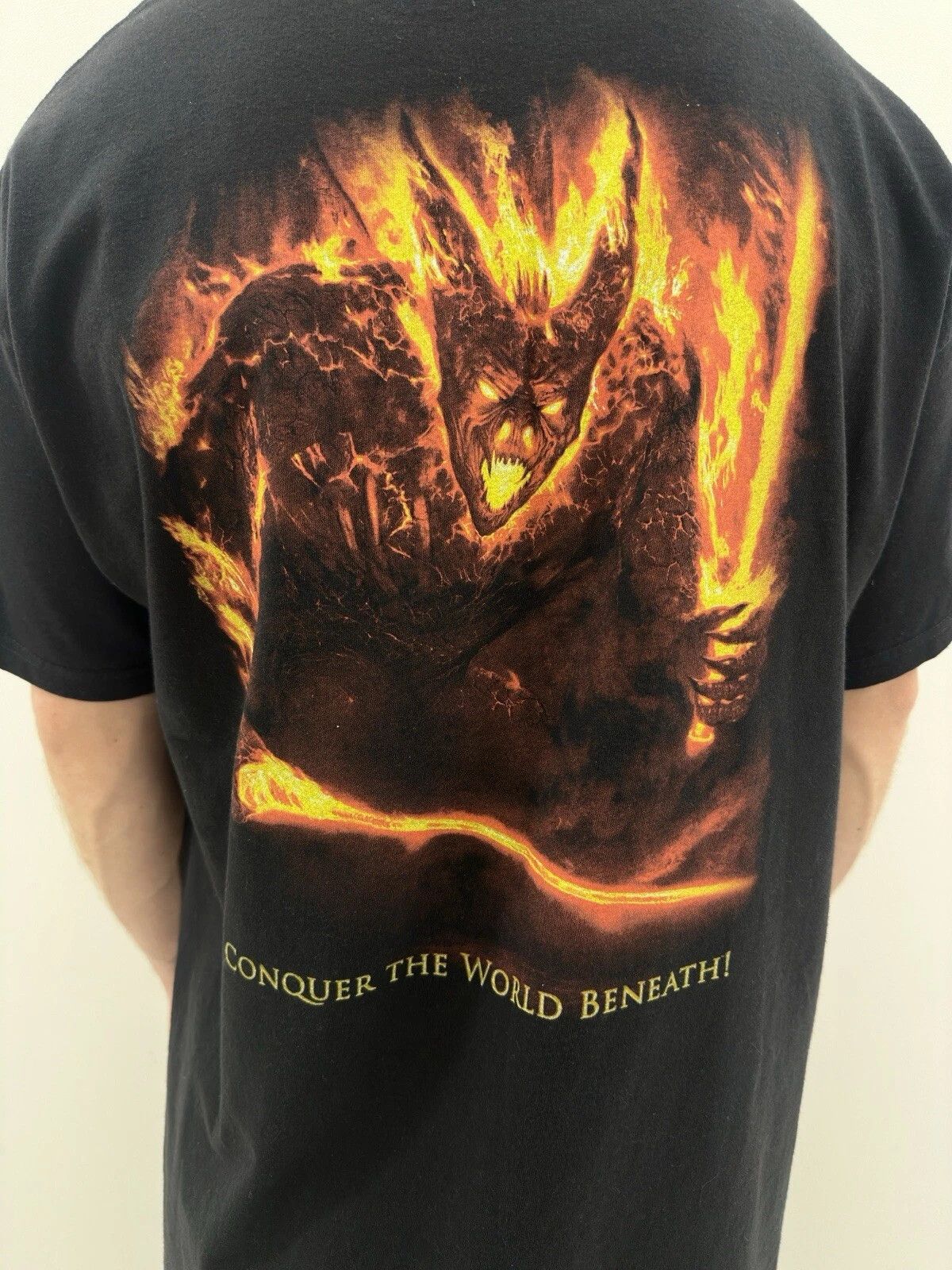 Hanes Vintage Lord of the Rings MMO T-Shirt Mines of Moria 2000s Size US XL / EU 56 / 4 - 9 Thumbnail