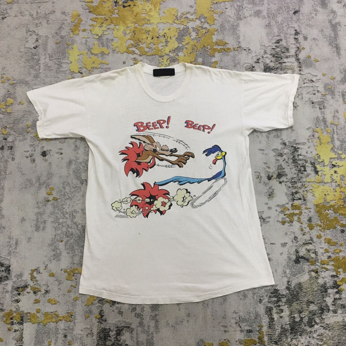 Vintage × Warner Bros Vintage Looney tunes White Tee Size US M / EU 48-50 / 2 - 1 Thumbnail