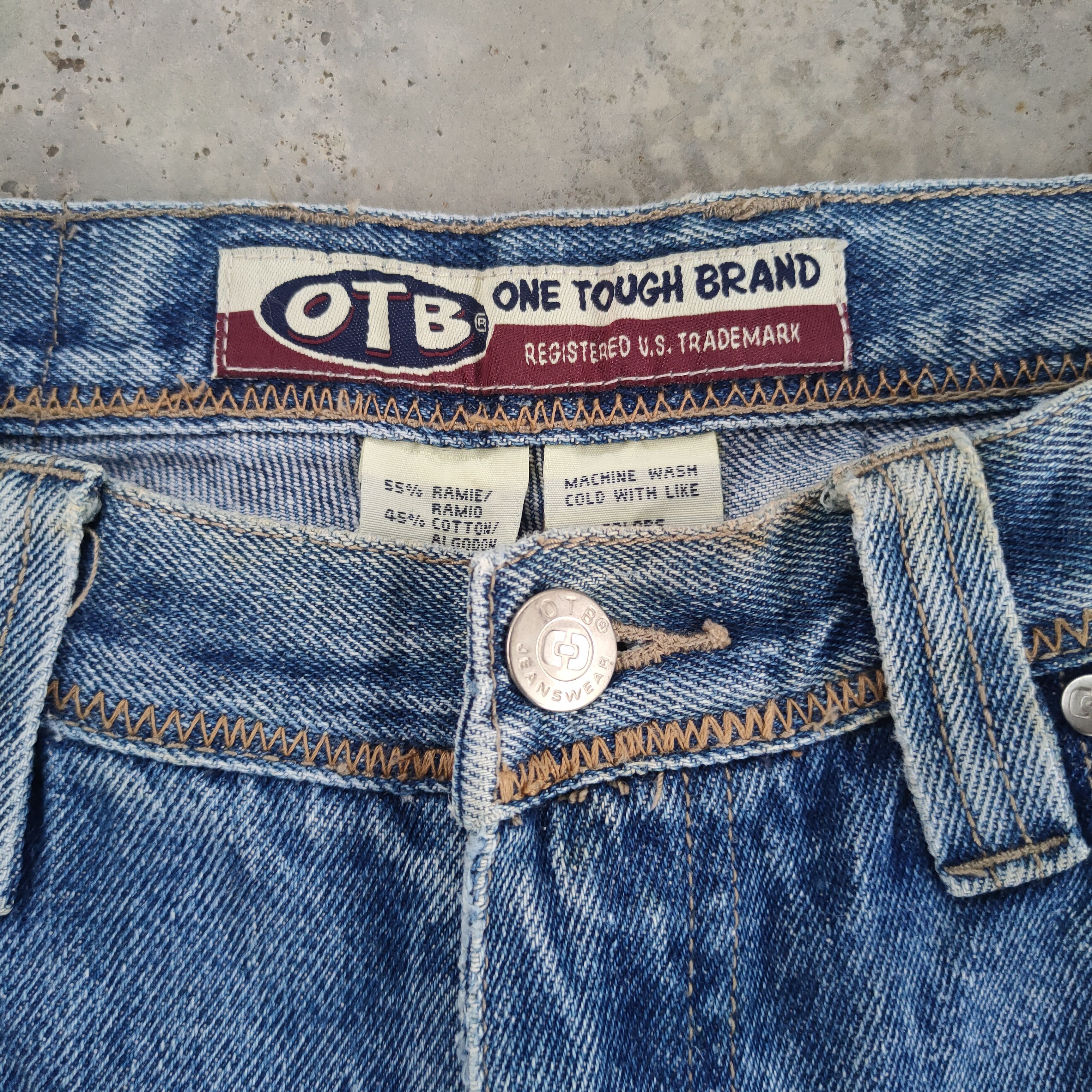 Japanese Brand W28 VINTAGE OTB FADED RIPPED JEANS PANTS Size US 28 / EU 44 - 5 Thumbnail