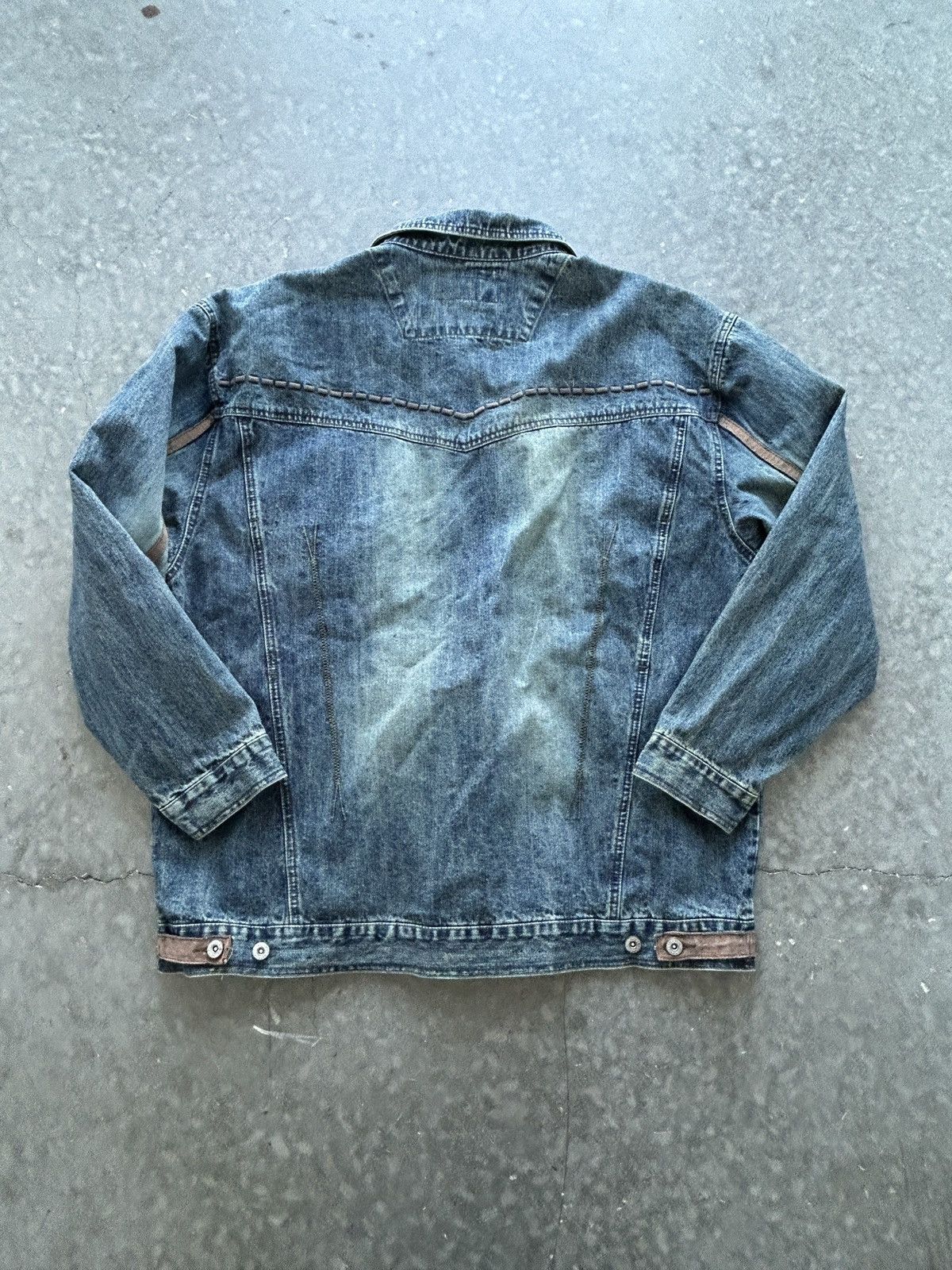 Clench Vintage Y2K Clench Jeans Denim Jacket Size US XL / EU 56 / 4 - 6 Thumbnail