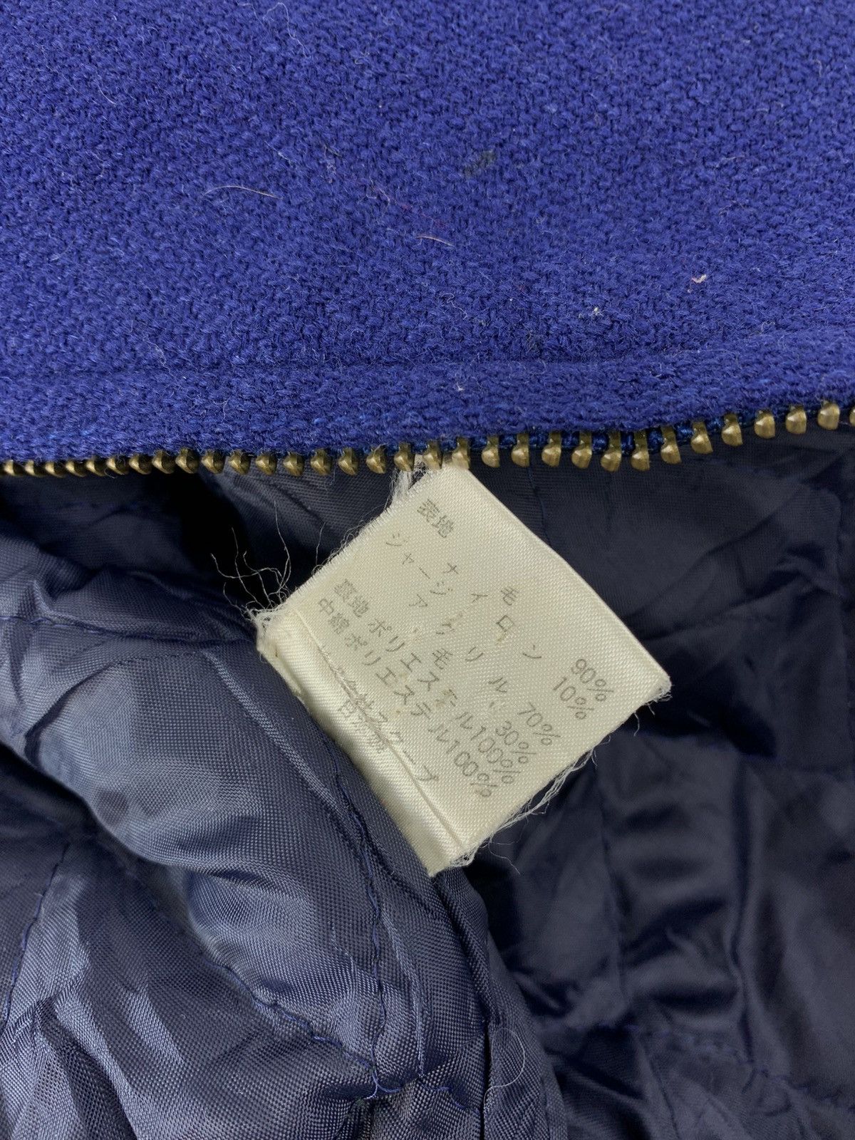 Other Scoop Inc Navy Patch Wool Sleeve Padded Inner Snap Button Size US L / EU 52-54 / 3 - 9 Thumbnail