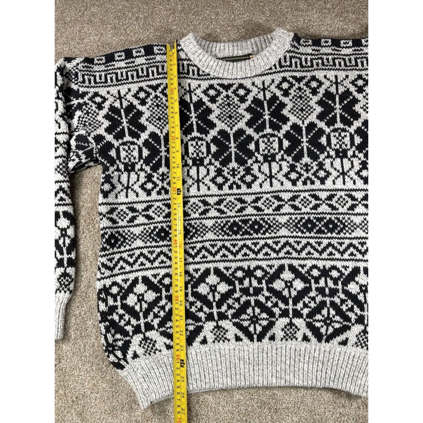Croft & Barrow VINTAGE Croft & Barrow Sweater Nordic Fair Isle L USA 90s Mens Size US L / EU 52-54 / 3 - 6 Thumbnail