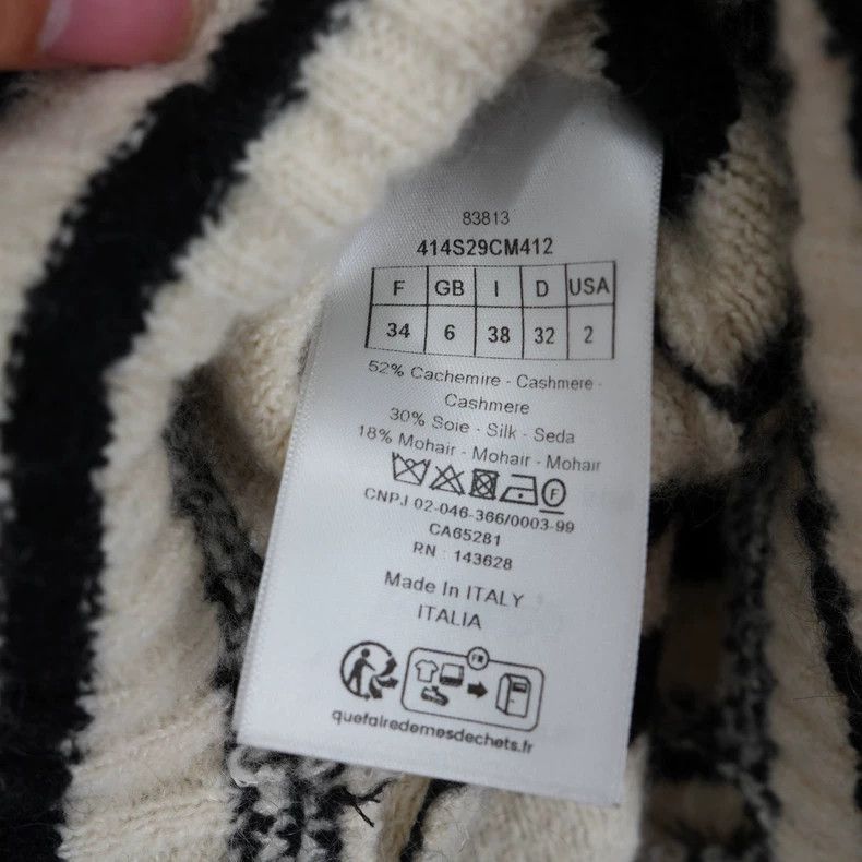 Dior Dior Butterfly Knit Sweater in Cashmere-2506 Size XS / US 0-2 / IT 36-38 - 5 Thumbnail
