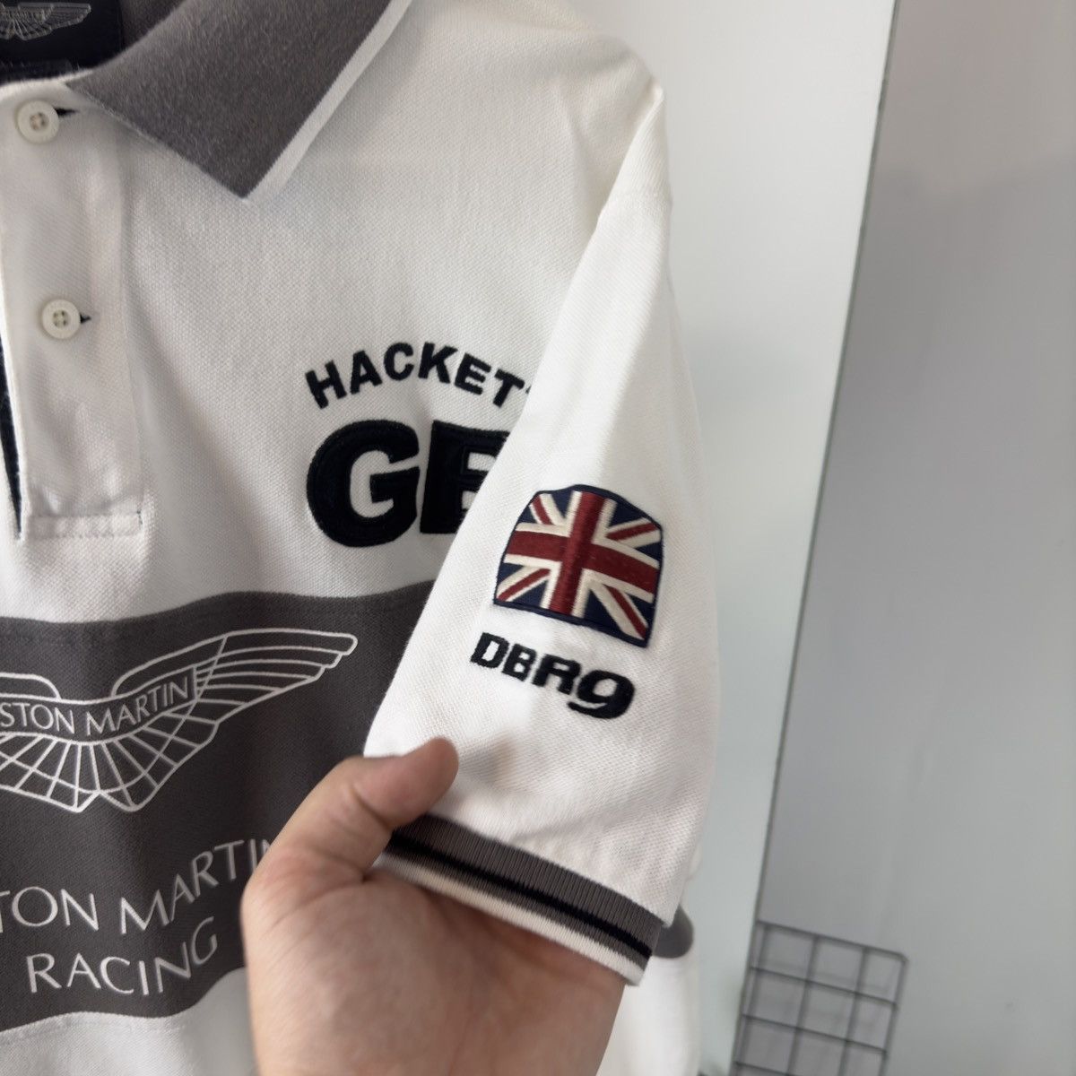 Hackett Aston Martin Rugby Vintage Racing GB Size US XXL / EU 58 / 5 - 5 Thumbnail