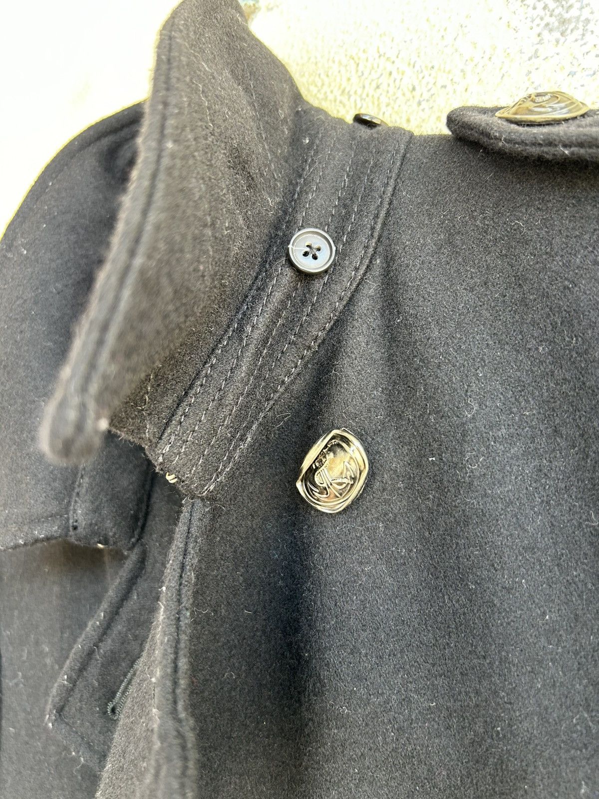 Japanese Brand PPFM TIME FOR PUNK DOUBLE BREASTED WOOL JACKET Size L / US 10 / IT 46 - 8 Thumbnail