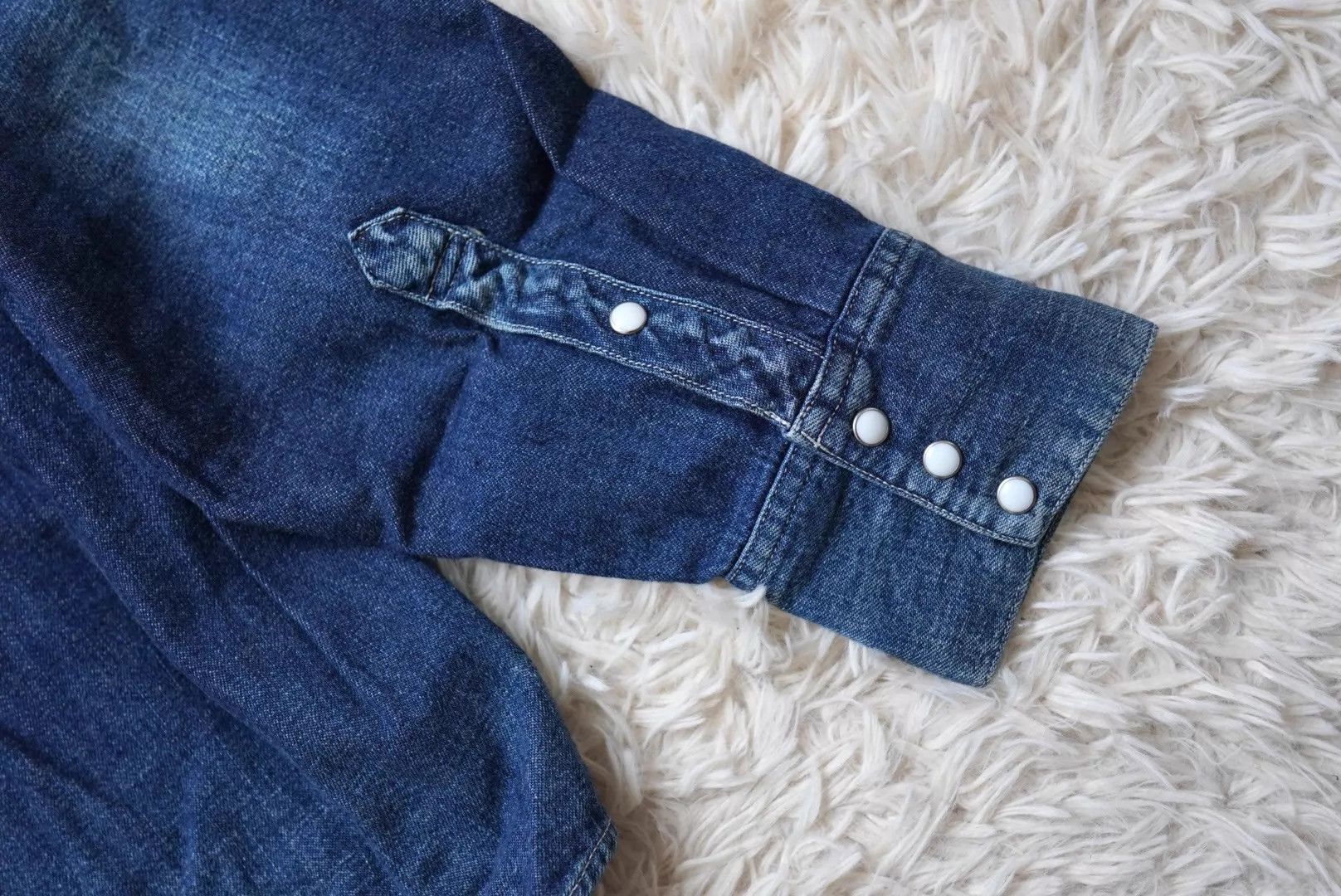 Visvim visvim SOCIAL SCULPTURE SHIRT DMGD Washed Denim Sz2 Size US M / EU 48-50 / 2 - 5 Thumbnail