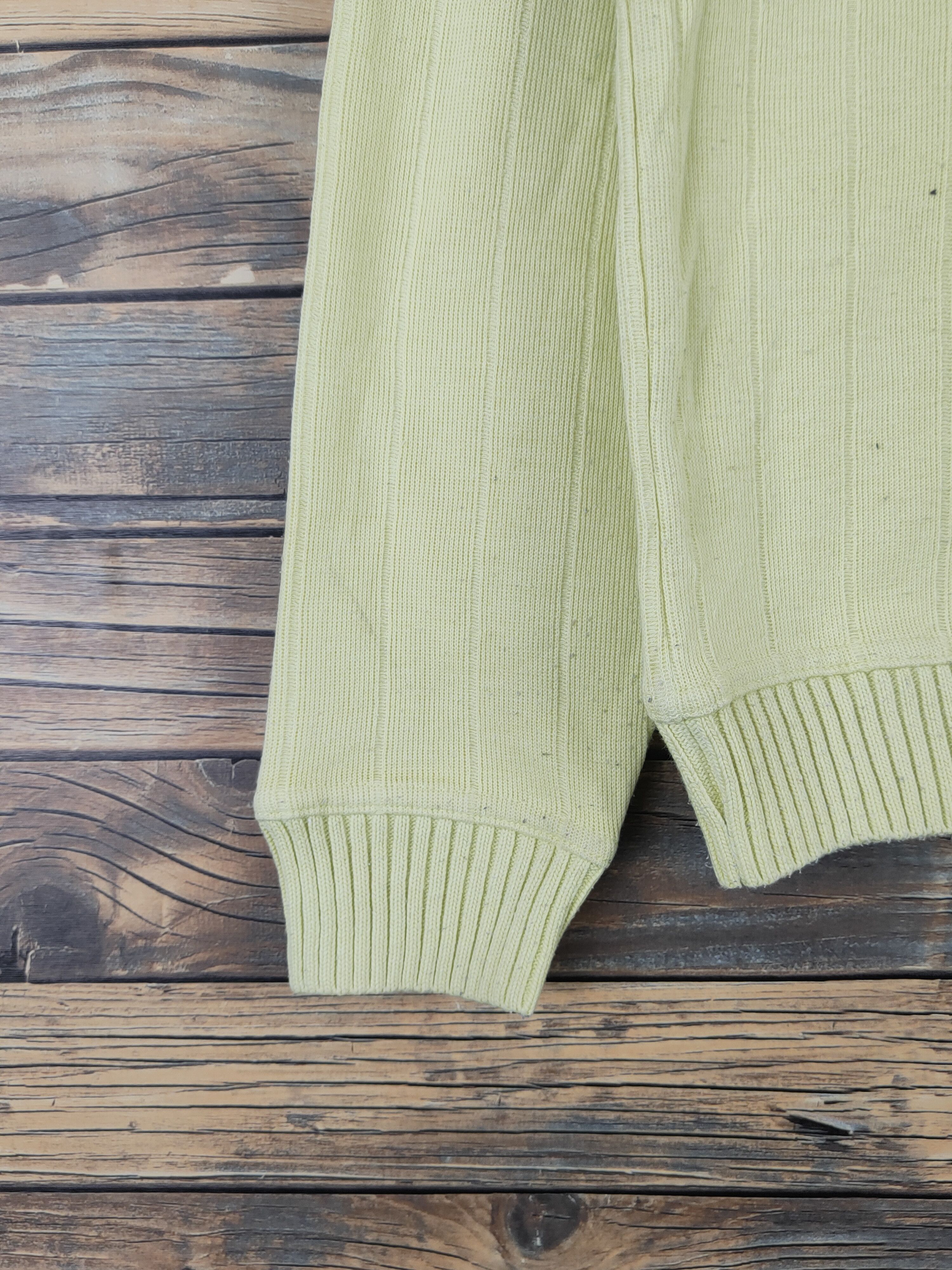 Homespun Knitwear × Japanese Brand × Vintage Polo Yellow Knitwear Sweatshirts #W1099 Size US M / EU 48-50 / 2 - 4 Thumbnail