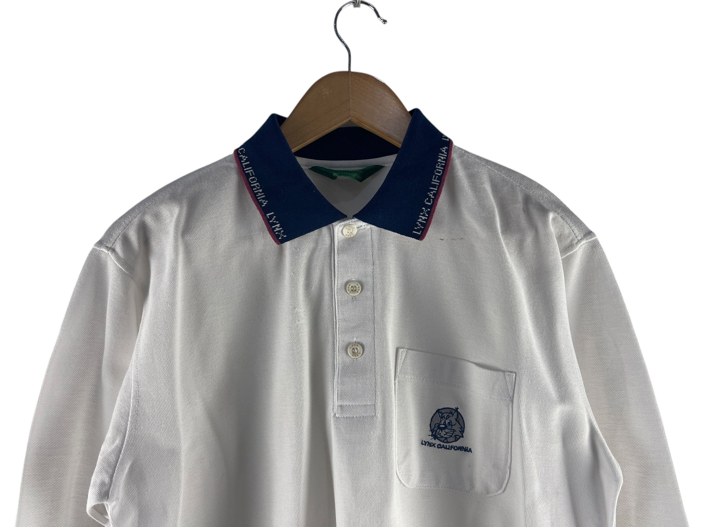 Japanese Brand Vintage LYNX California Polo Shirt Size US M / EU 48-50 / 2 - 4 Thumbnail
