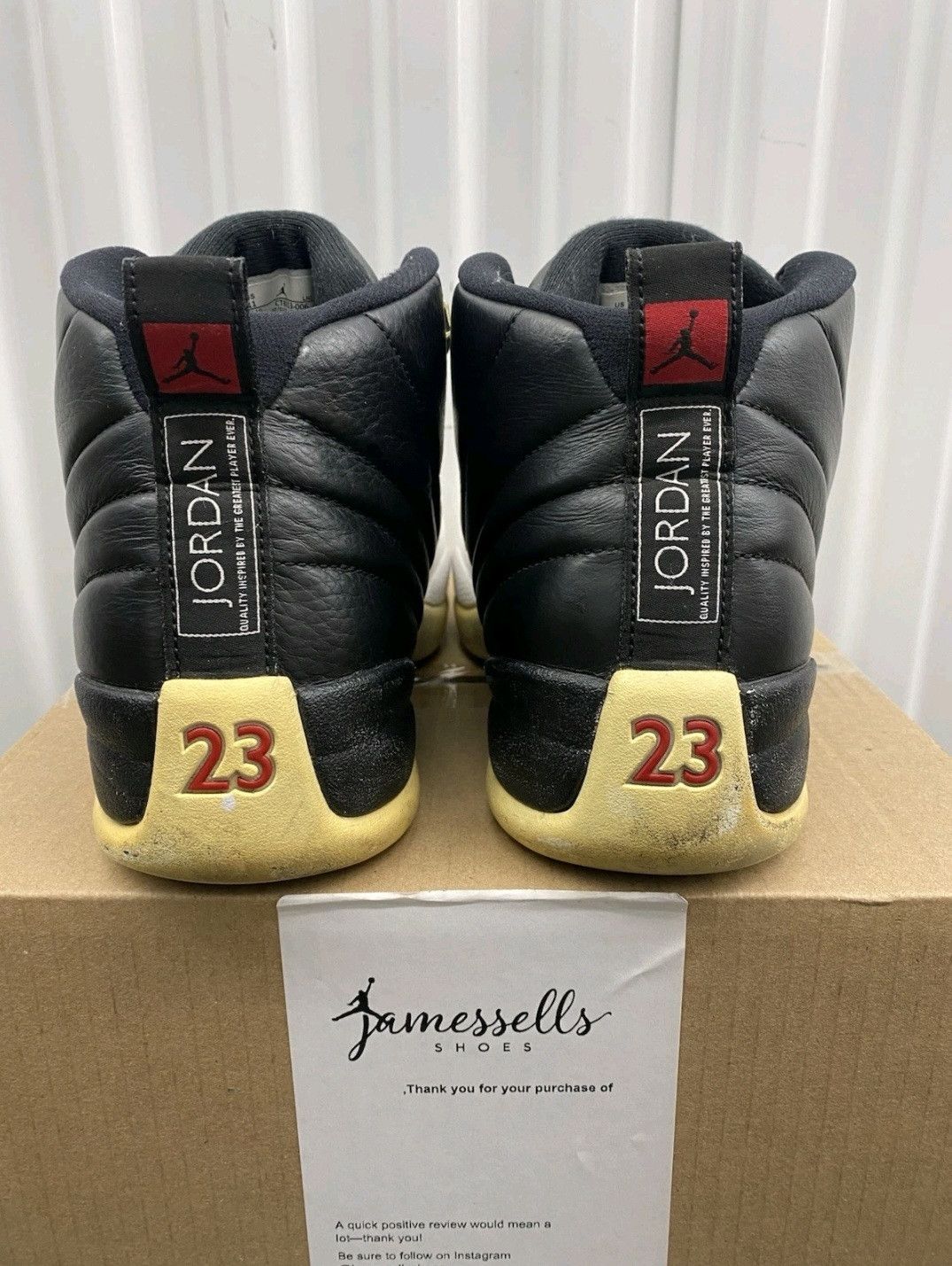 Jordan Brand Nike Air Jordan Retro 12 Playoff 2021 CT8013006 Size 11 Men Size US 11 / EU 44 - 5 Thumbnail