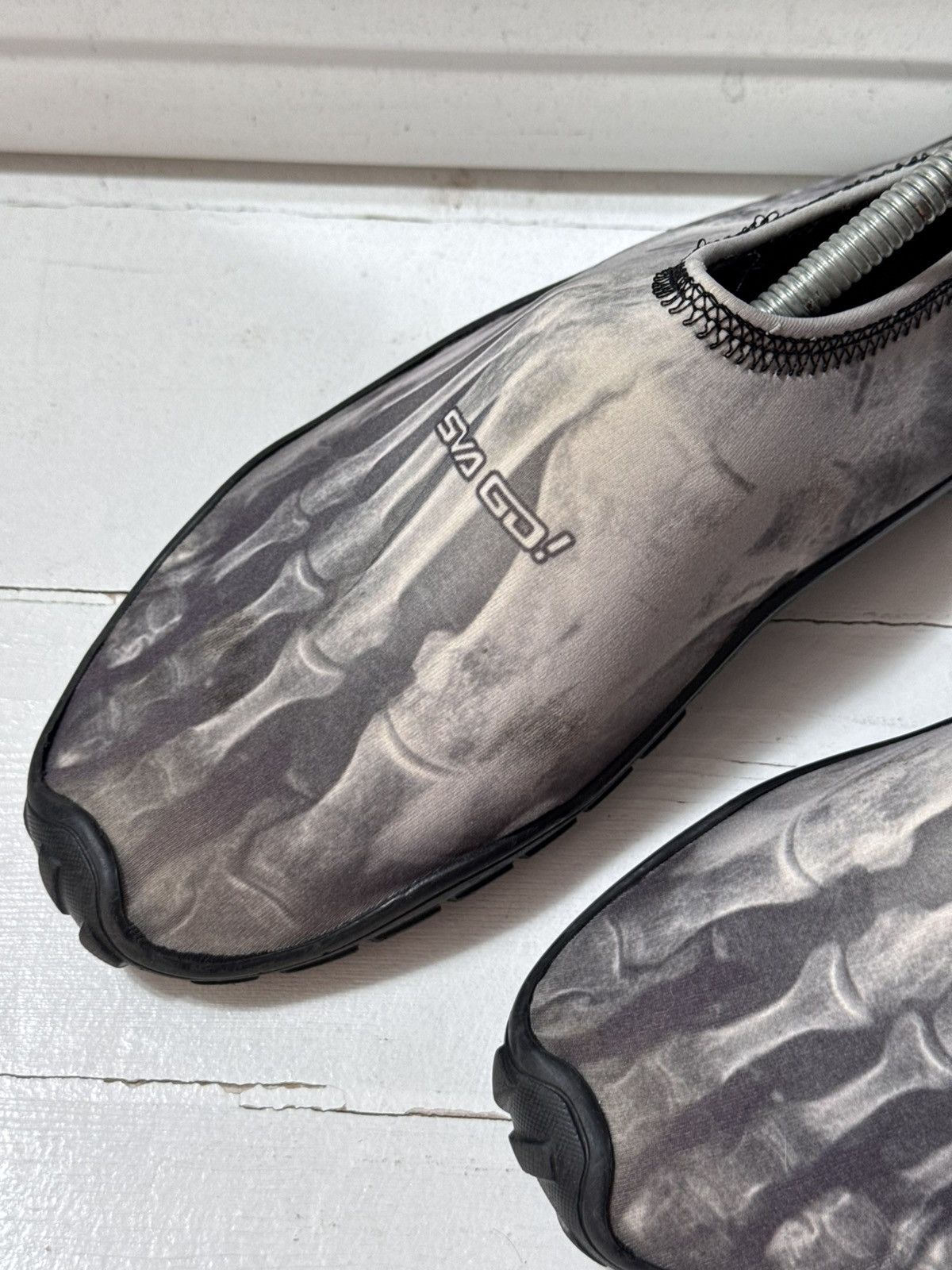 Other VINTAGE VAPOR WATER SHOES SKELETON PRINT Size US 6 / IT 36 - 4 Thumbnail