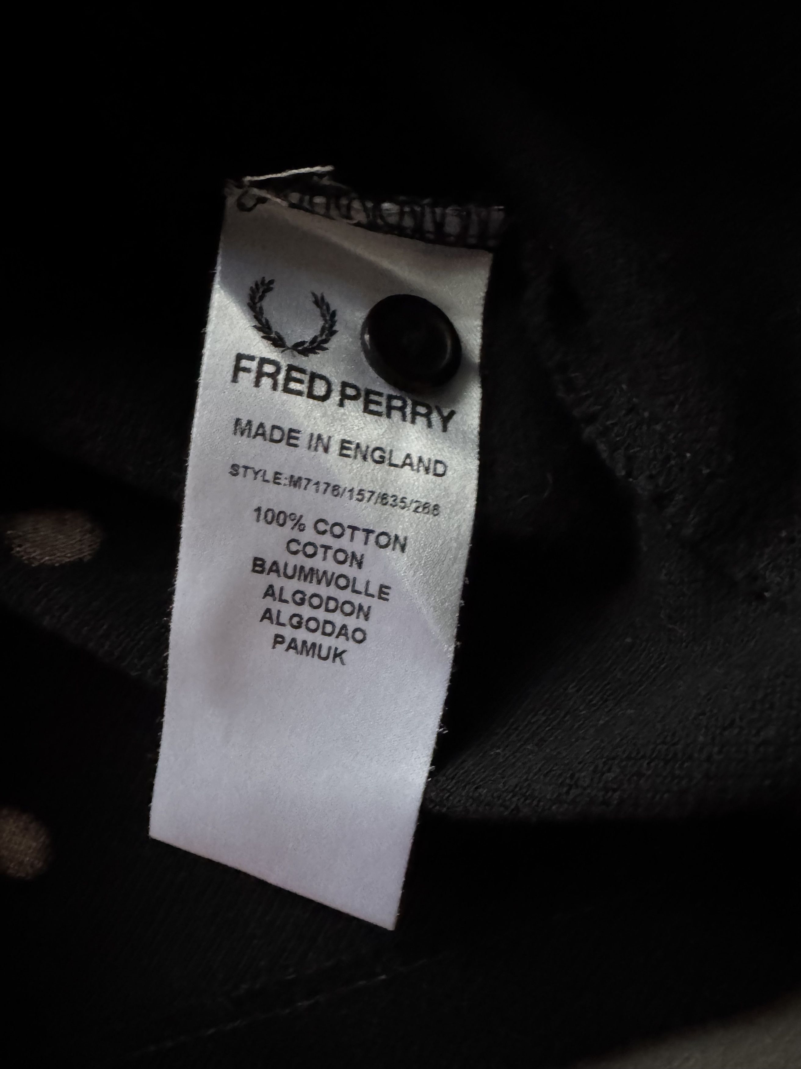 Fred Perry Fred Perry Re-Issues 1976 Punk Edition, Bleach Splash Polo Size US S / EU 44-46 / 1 - 6 Thumbnail