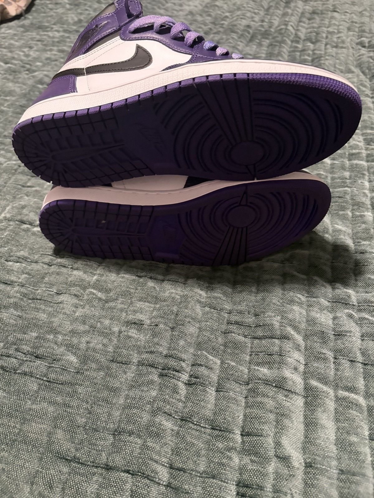 Jordan Brand Air Jordan 1 Court Purple 2.0 Size US 10 / EU 43 - 5 Thumbnail
