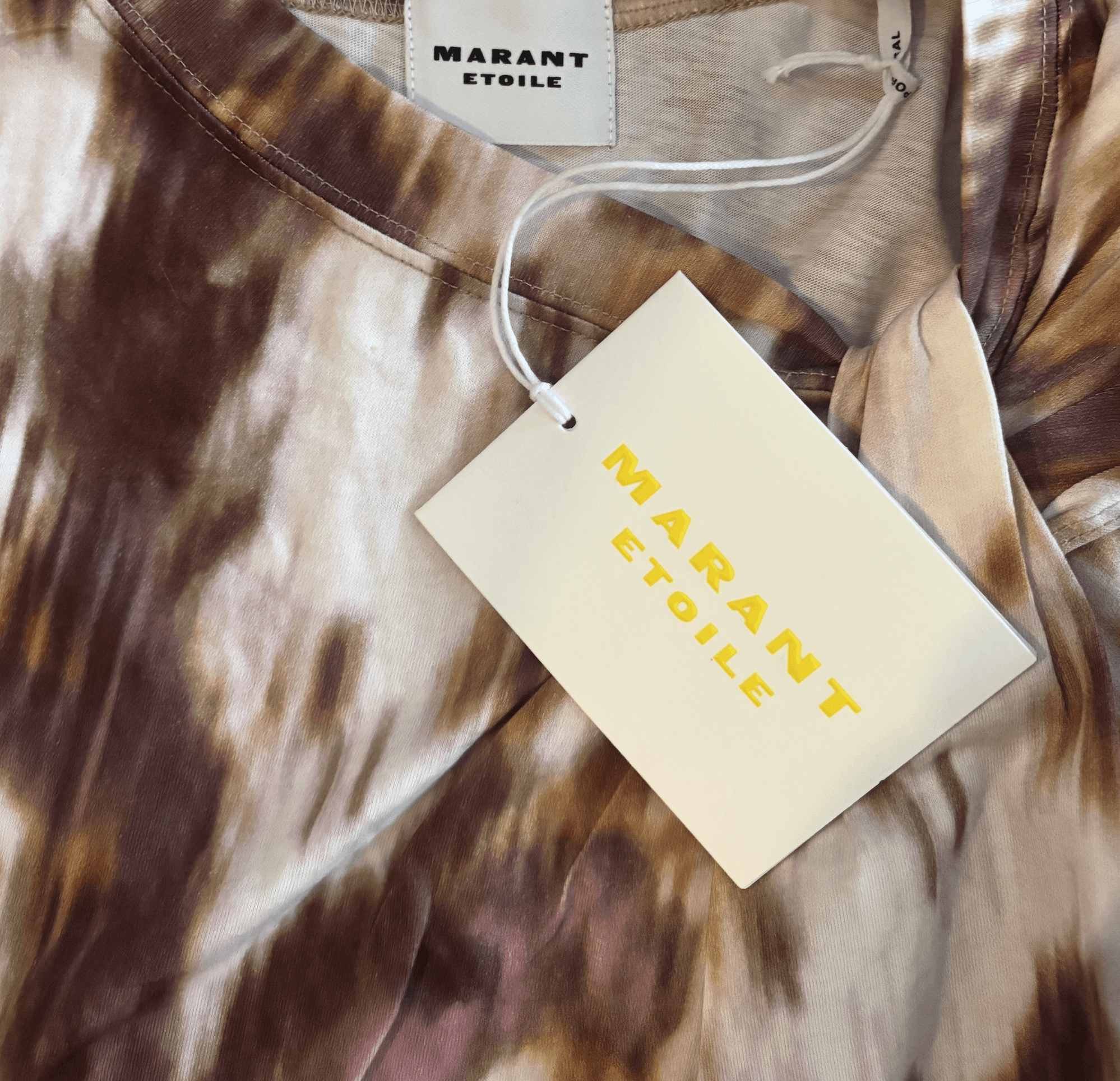 Isabel Marant Etoile Off-white & tan leany minidress Size XL / US 12-14 / IT 48-50 - 5 Thumbnail