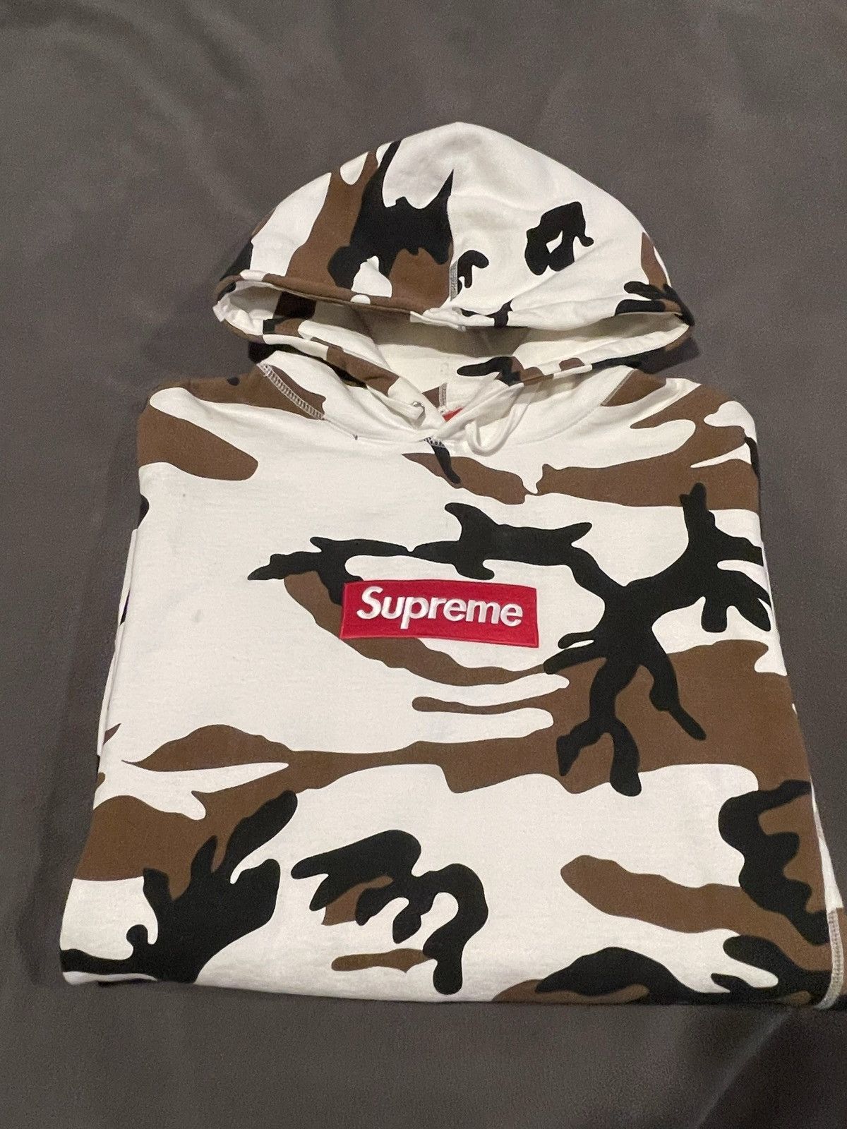 Supreme Supreme Cow Camo Box logo hoodie 2017 Size US XL / EU 56 / 4 - 4 Thumbnail