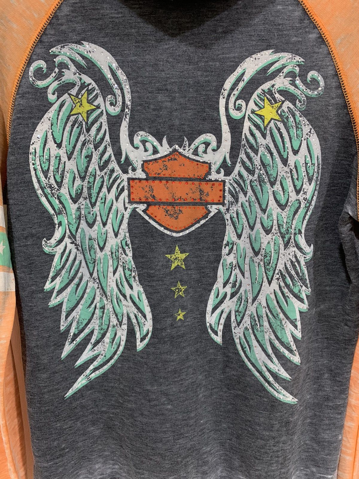 Harley Davidson × If Six Was Nine × Vintage Harley Davidson Zip Up Hoodie Faded Size US M / EU 48-50 / 2 - 7 Thumbnail