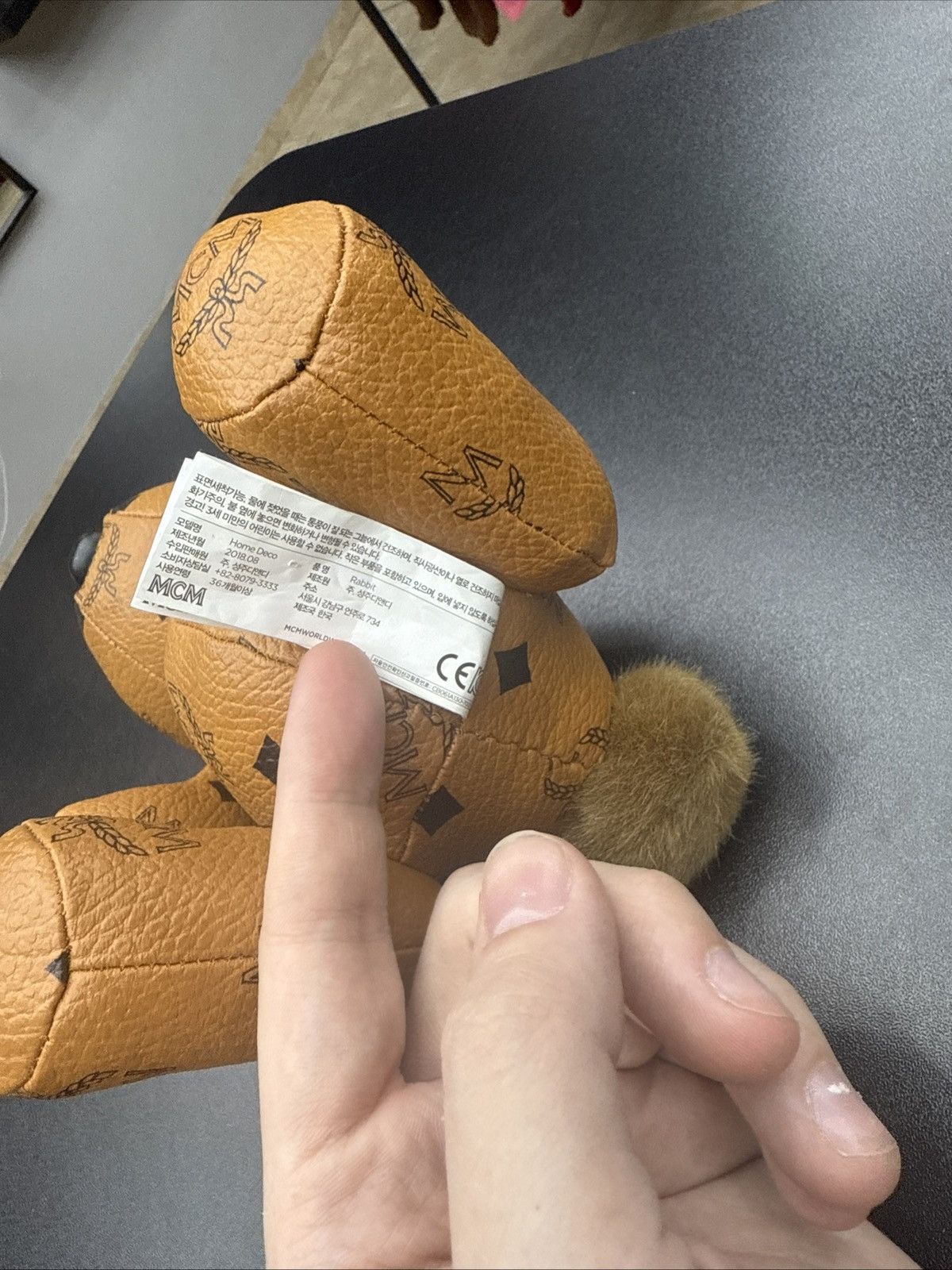 MCM AUTHENTIC MCM Leather Rabbit Plush Toy Stuffed Size ONE SIZE - 10 Thumbnail