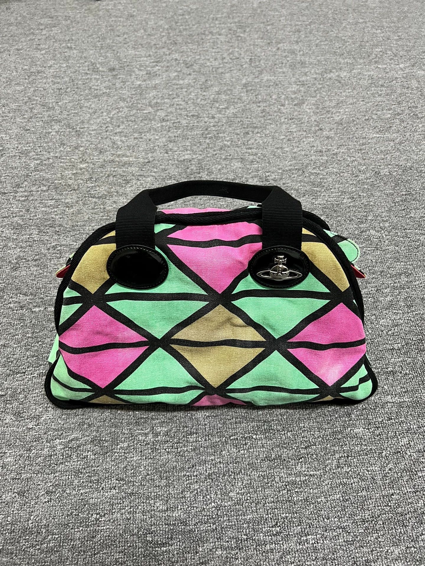 Vivienne Westwood Vivienne Westwood rare colorblock tote bag size free Size ONE SIZE - 4 Thumbnail