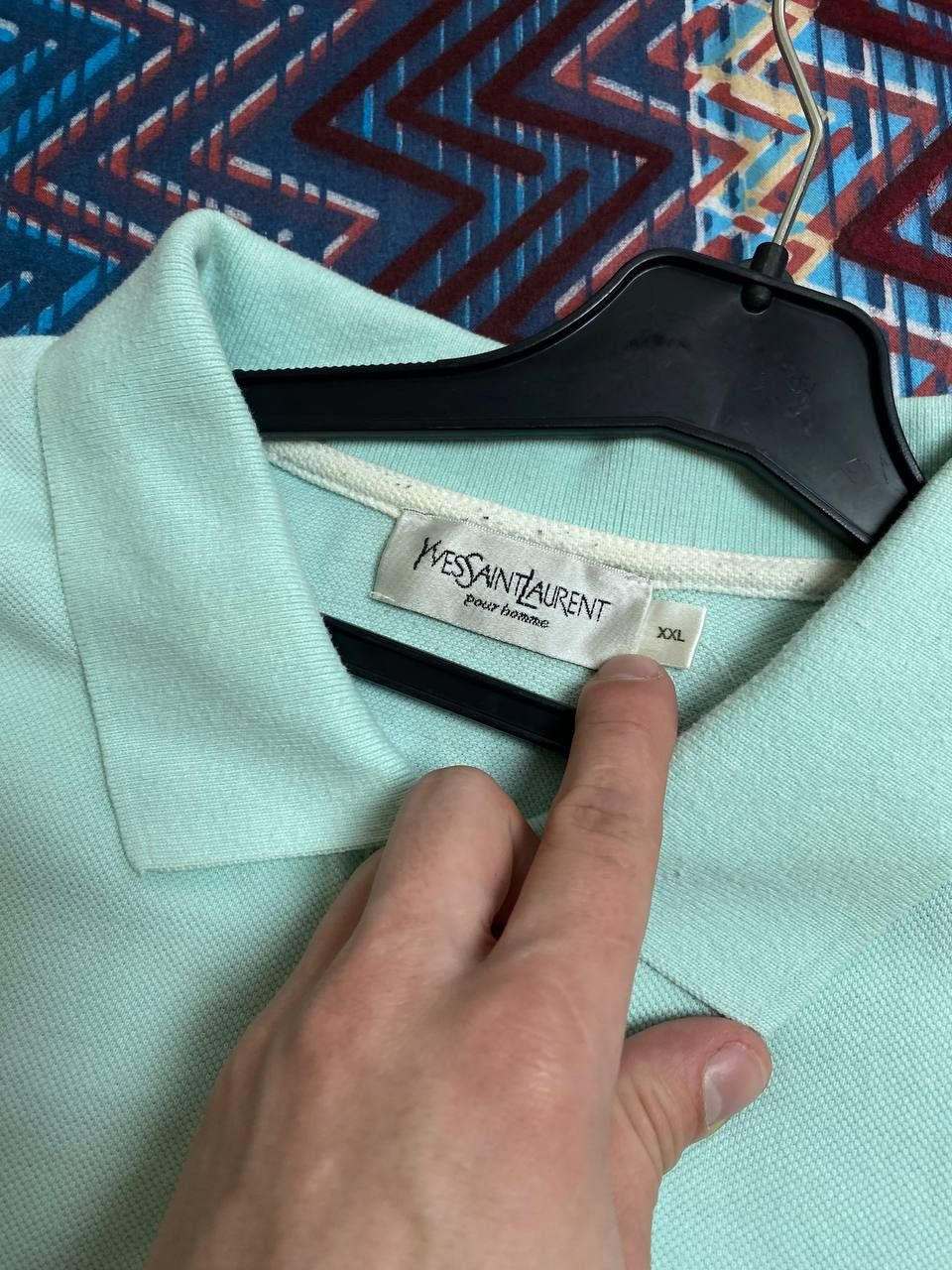 Yves Saint Laurent Yves Saint Laurent YSL polo shirt men logo Size US XXL / EU 58 / 5 - 2 Thumbnail