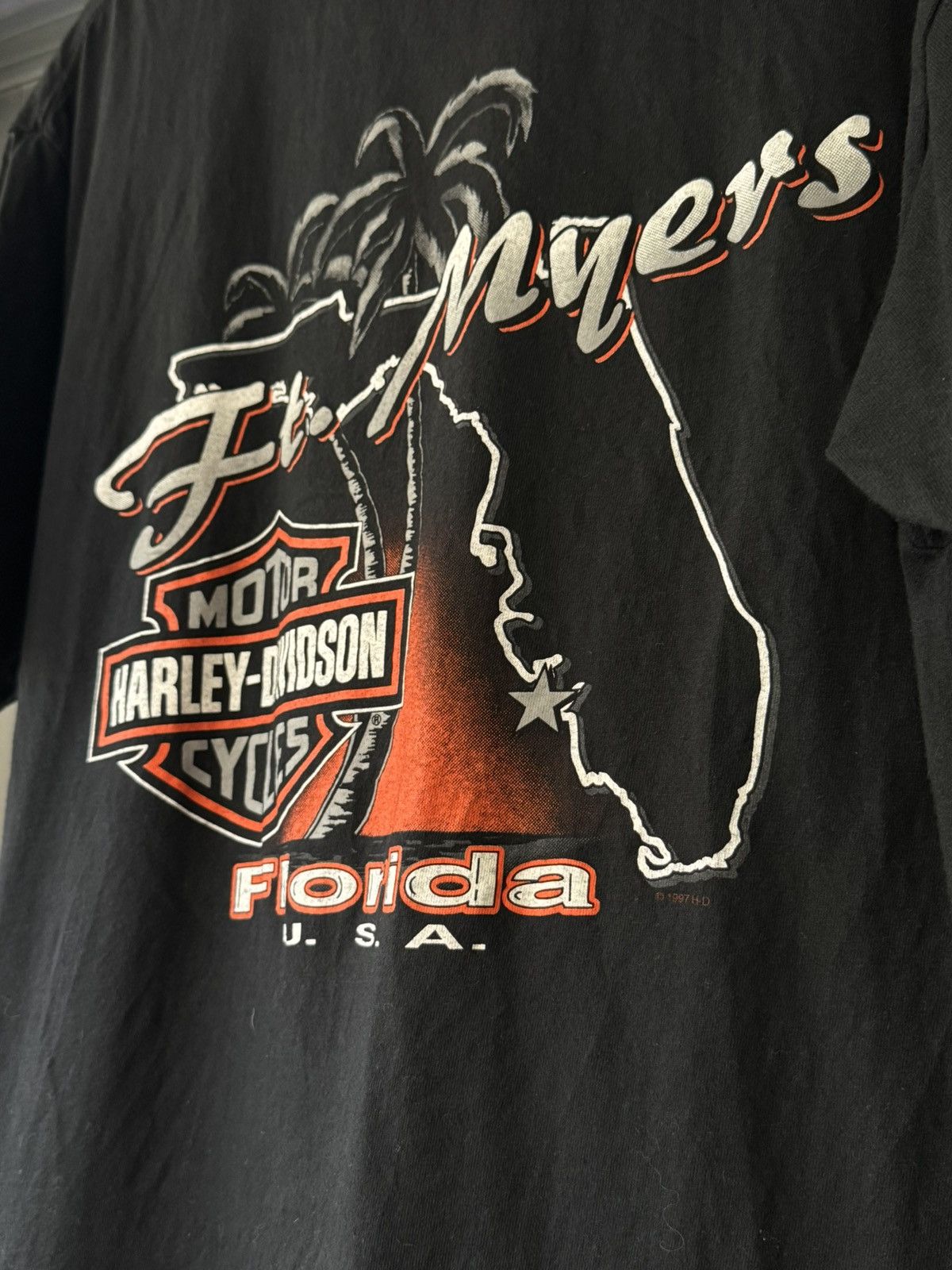 Harley Davidson Vintage 00’s Harley Davidson Florida tee Size US L / EU 52-54 / 3 - 10 Thumbnail