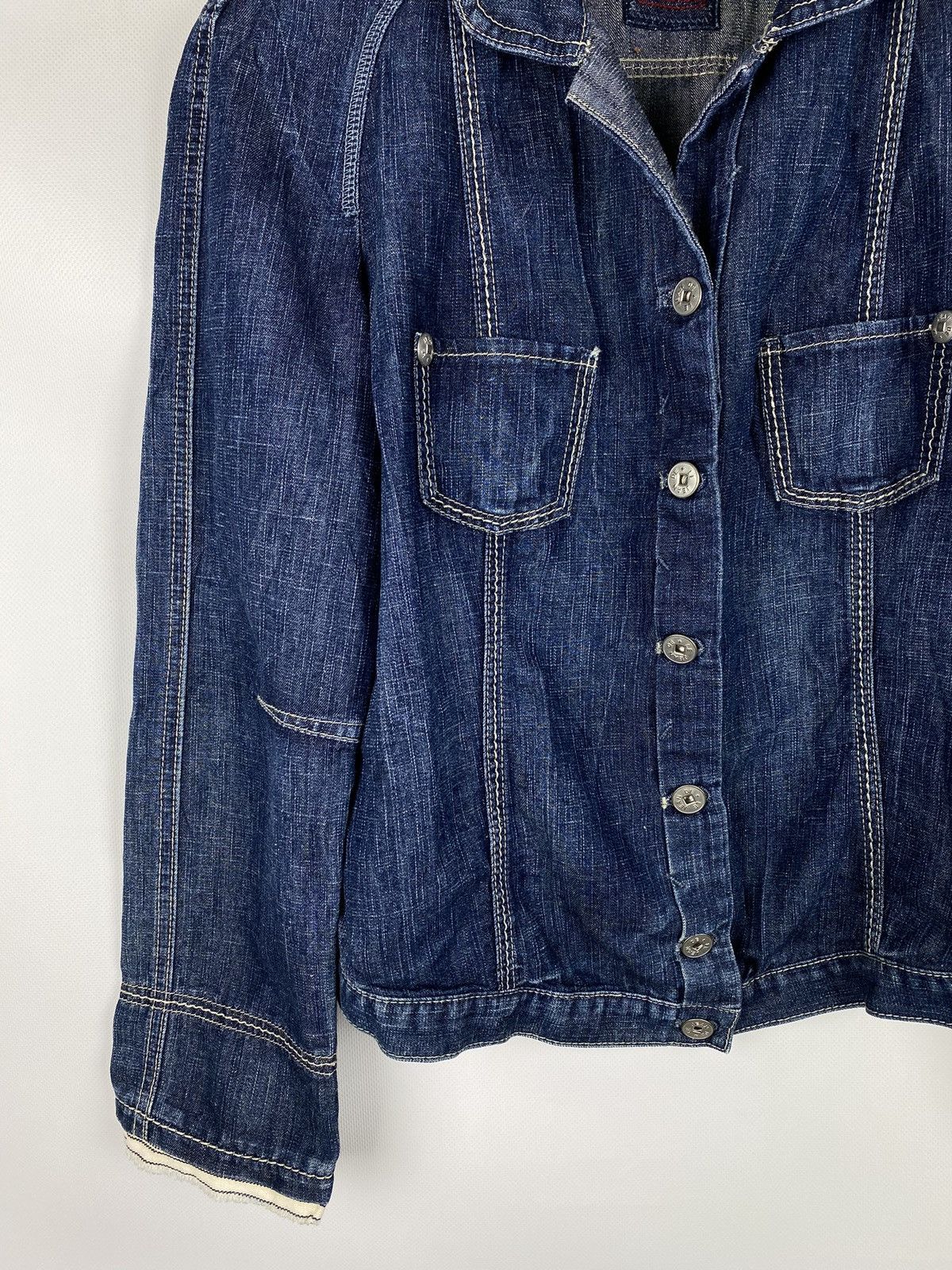 Marithe + Francois Girbaud Marithe Francois Girbaud ladies avant-garde denim jacket Size M / US 6-8 / IT 42-44 - 7 Thumbnail