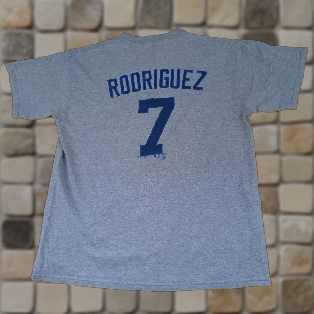 Lee Lee Detroit Tigers T-Shirt L Unisex Adults Gray Short Sleeve Sports 2006 Ivan Pudge Rodriguez Size US L / EU 52-54 / 3 - 1 Thumbnail