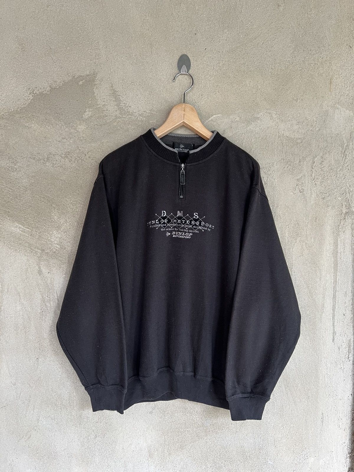 Dunlop × Vintage Vintage Dunlop Racing Sweatshirt Size US L / EU 52-54 / 3 - 2 Thumbnail