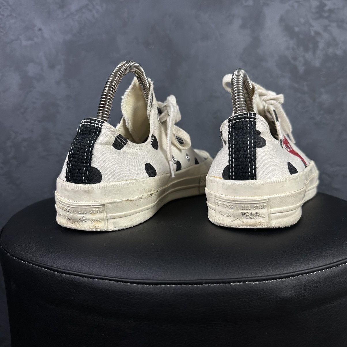 Comme des Garcons × Converse Play Converse x Comme des Garçons Chuck Low "Polka Dot" Size US 7 / EU 40 - 6 Thumbnail