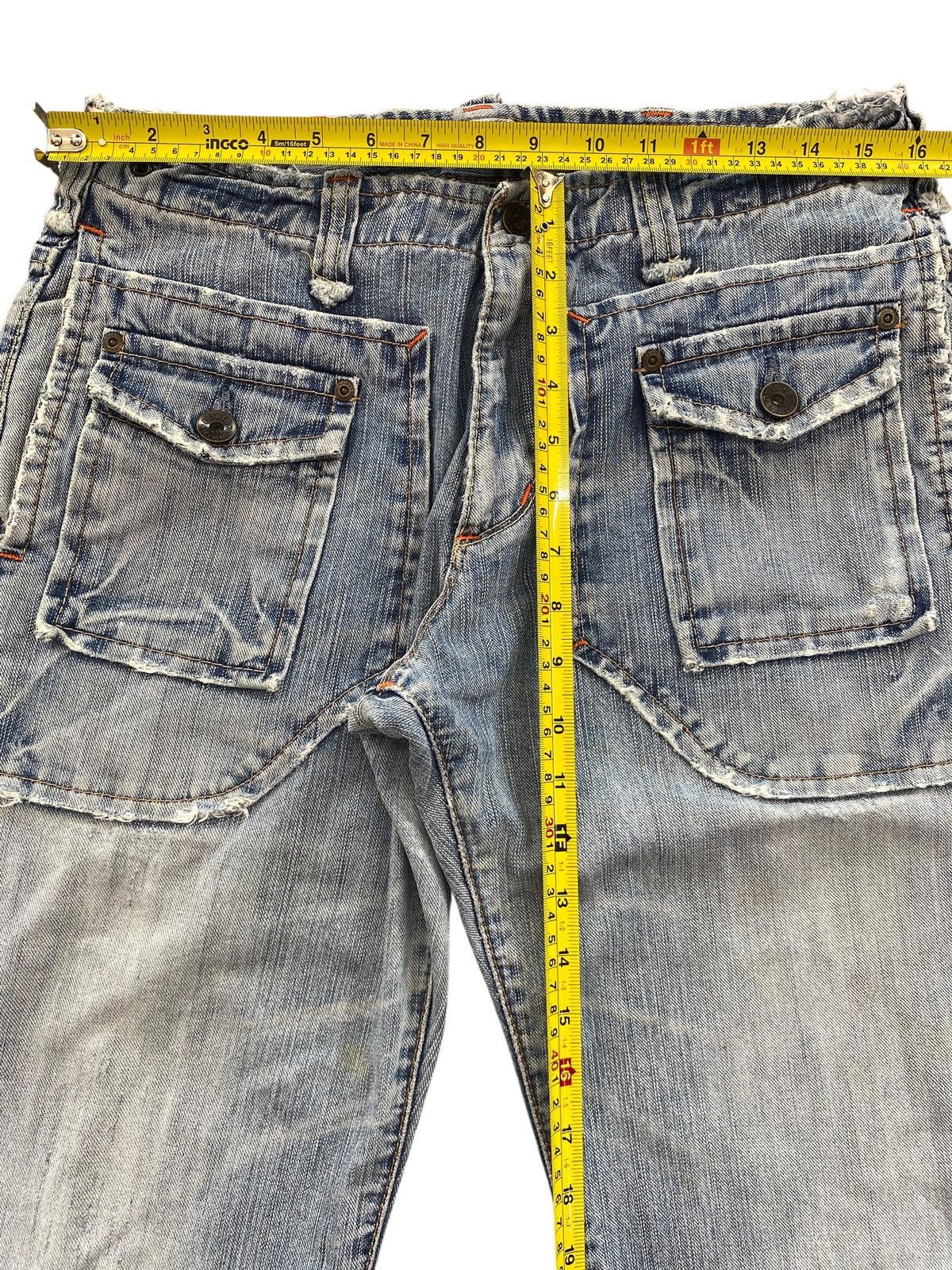 Edwin Edwin Vintage Bush Multi-Pocket Style Bootcut Flare Jeans Size US 32 / EU 48 - 6 Thumbnail