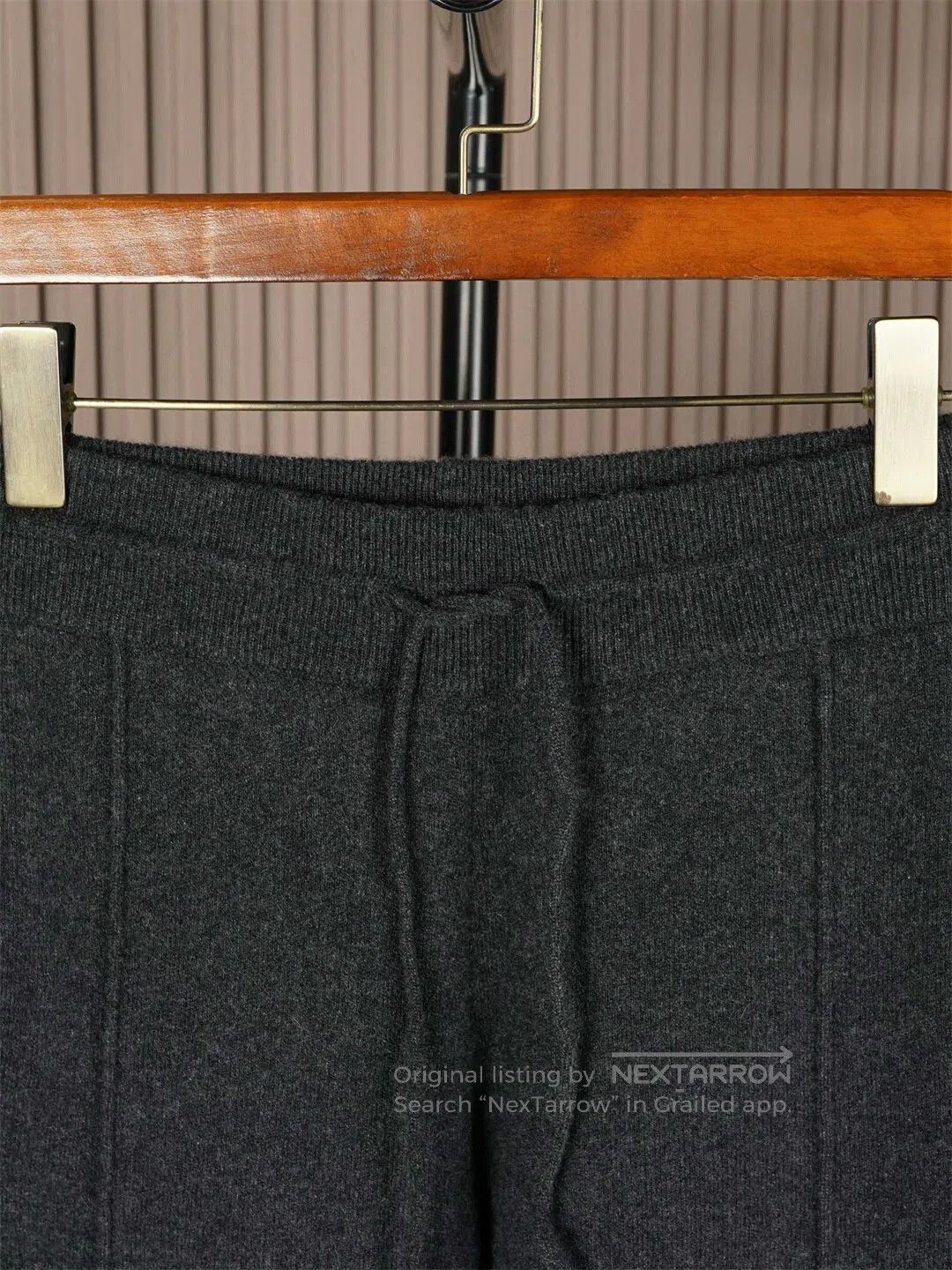 Agnona Agnona Men's Dark Gray Cashmere Set. Size US 34 / EU 50 - 6 Thumbnail